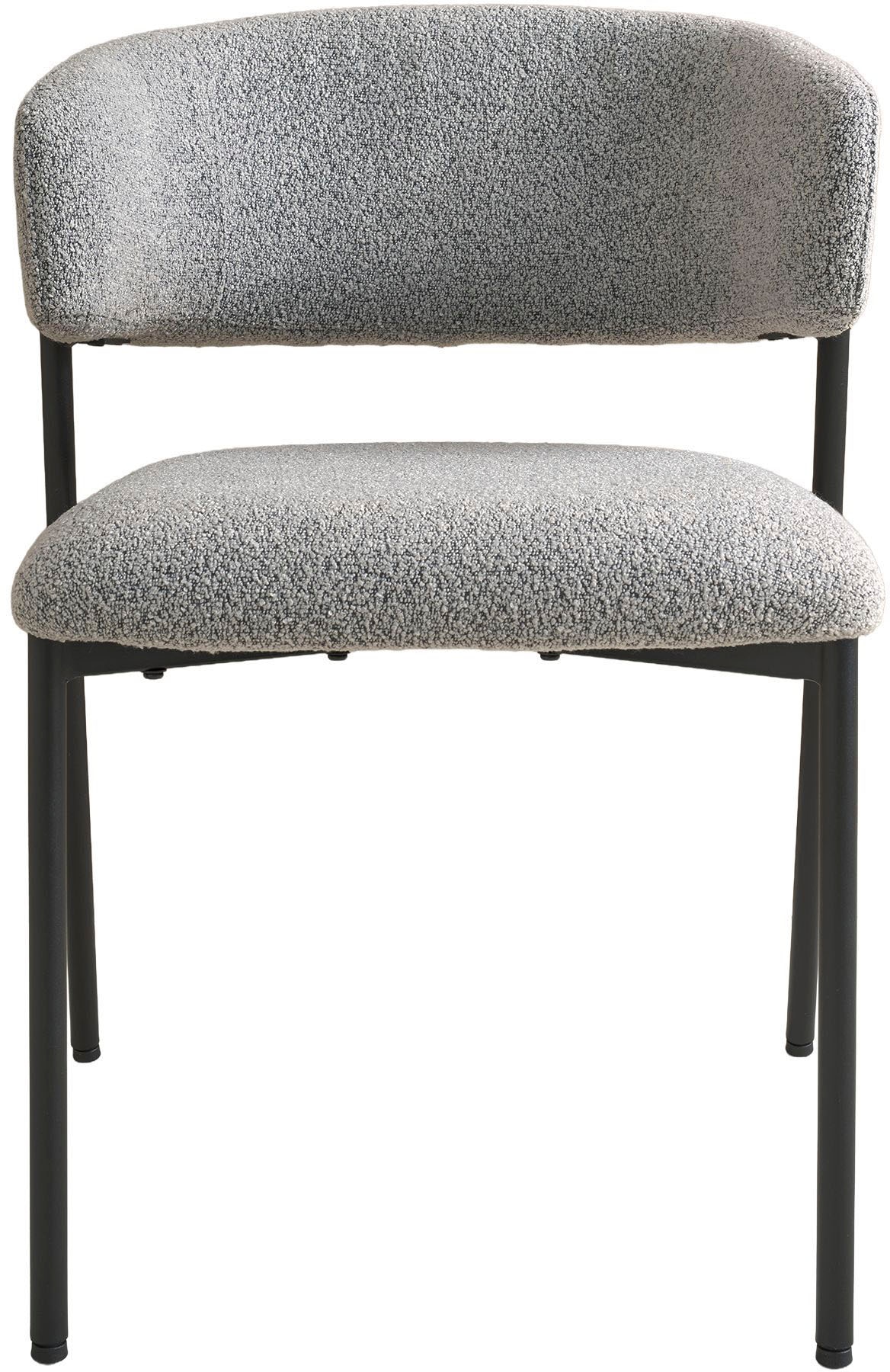 SCHÖNER WOHNEN-Kollektion Esszimmerstuhl »OSLO« (Set) 2 Stk.Bezug Bouclé, Untergestell Metall pulverbeschichtet