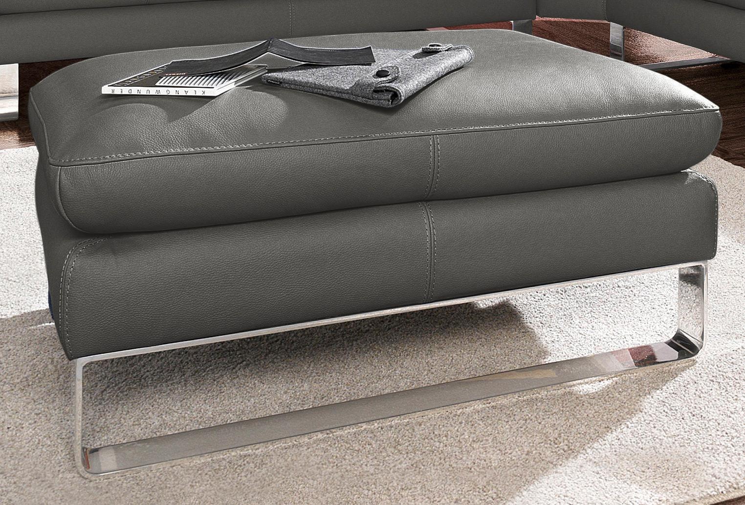 CALIA ITALIA Hocker "Dave hochwertig und bequem, B/T 95/68cm" mit Kufenfuß