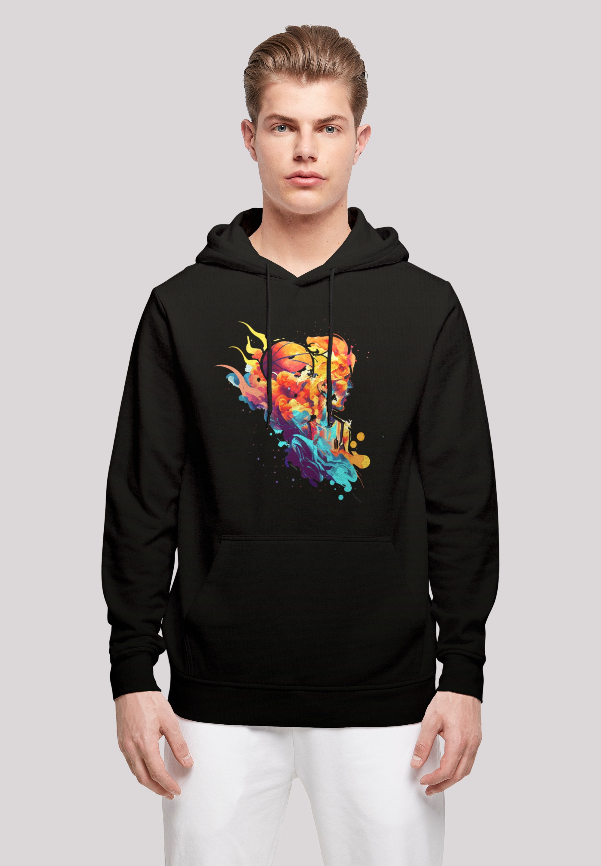 F4NT4STIC Kapuzenpullover "Basketball Sport Player HOODIE", Print