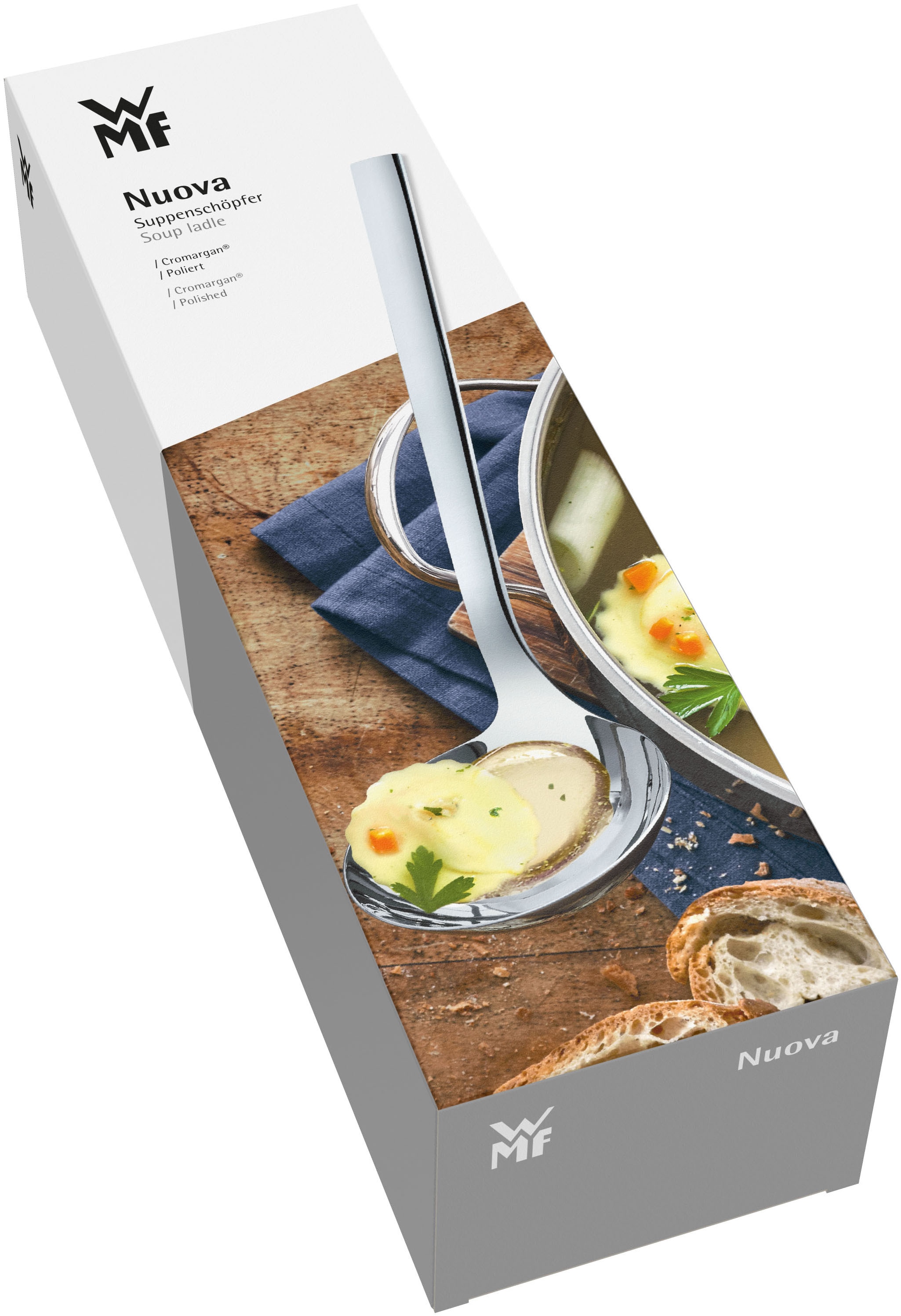 WMF Schöpflöffel »Nuova«, (1 tlg.), Füllmenge 80 ml, Cromargan Edelstahl rostfrei, Geschenkverpackung