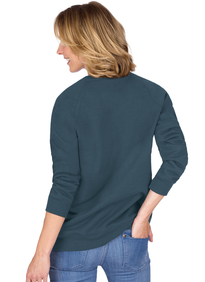 Trigema Sweatshirt »TRIGEMA Sweatshirt mit angerauter Innenseite« für  kaufen | BAUR