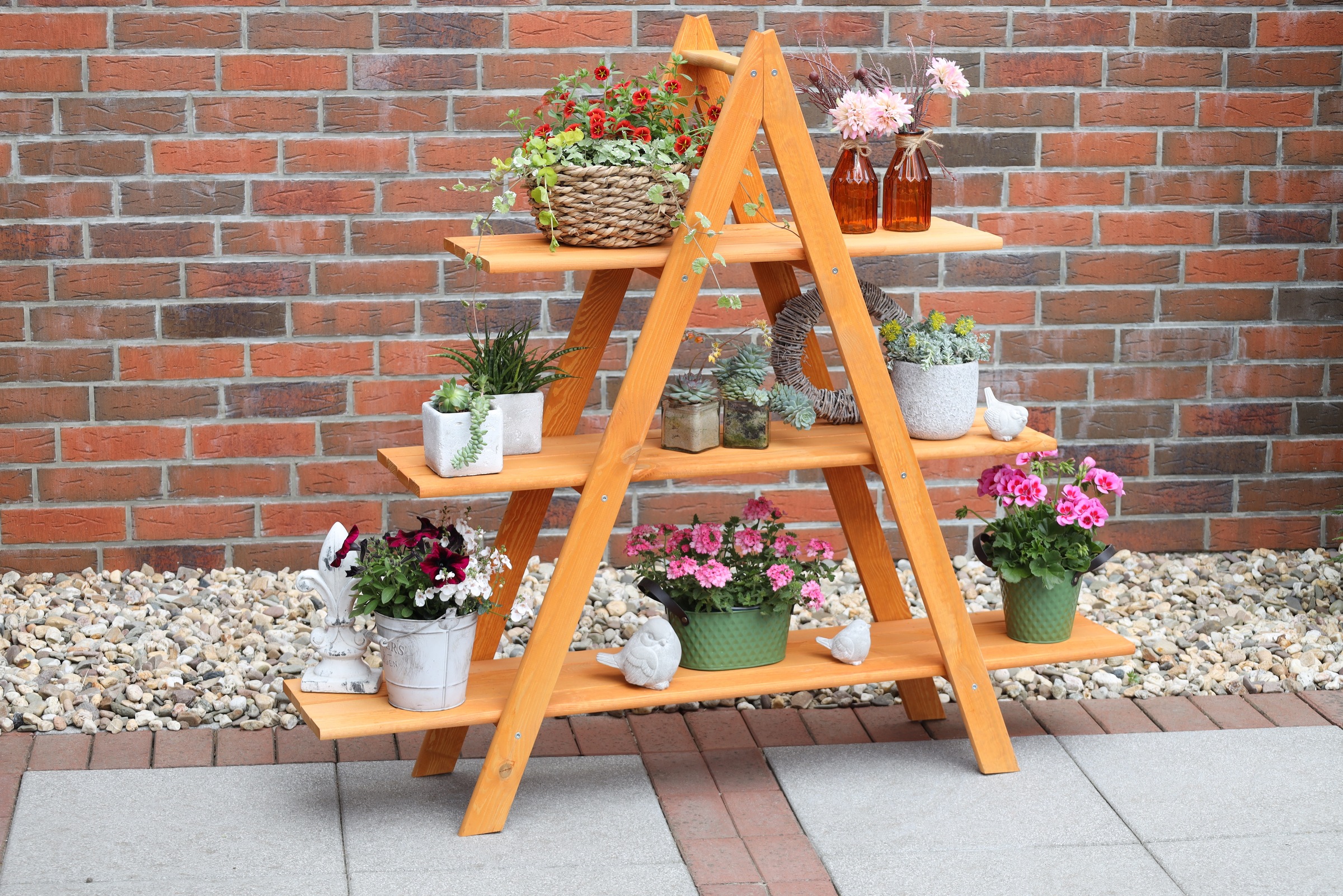 promadino Blumenständer »Blummentreppe MAXI« BxTxH: 120x31x137 cm