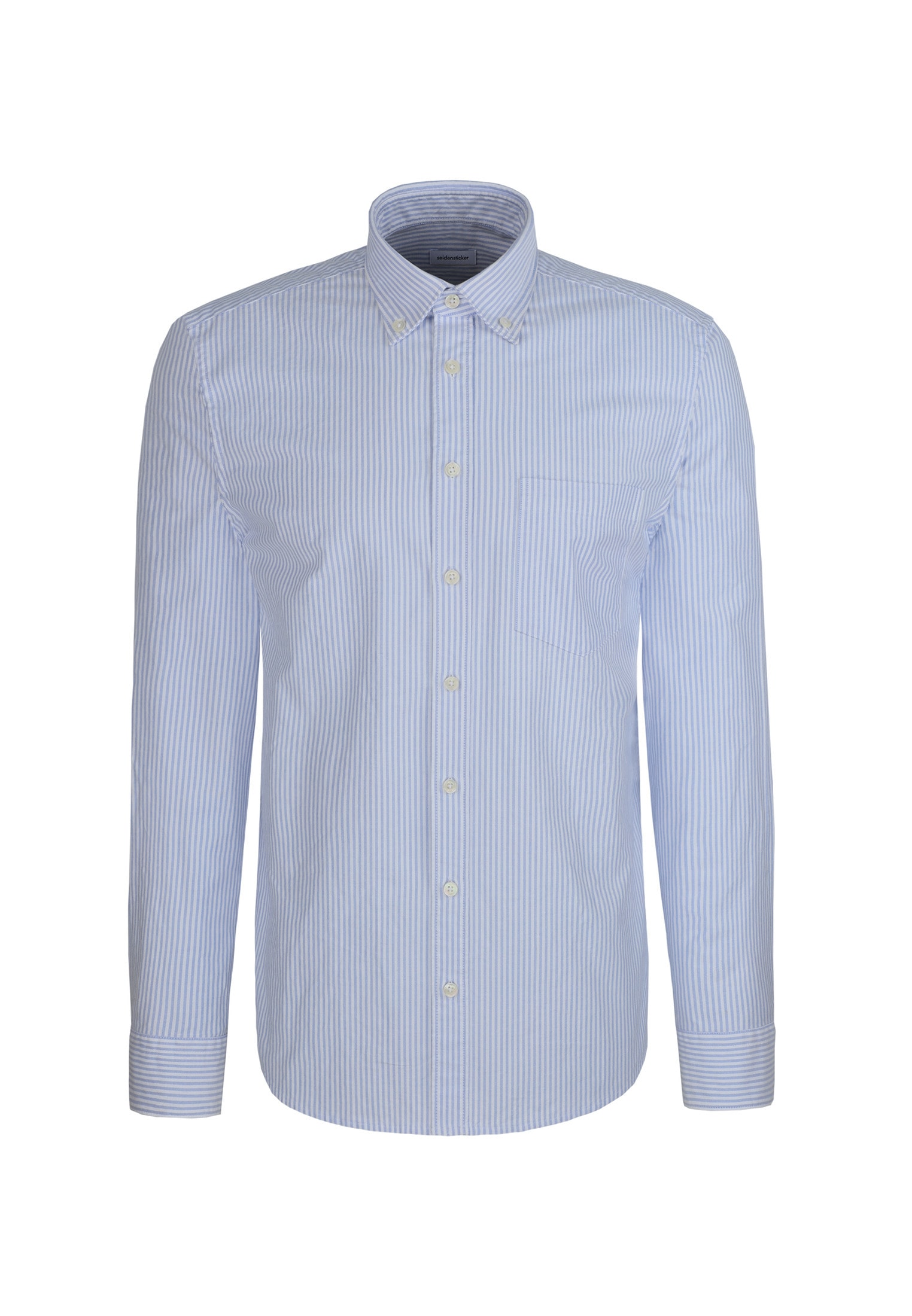 seidensticker Businesshemd Regular 1/1 Button-Down-Kragen Gestreift