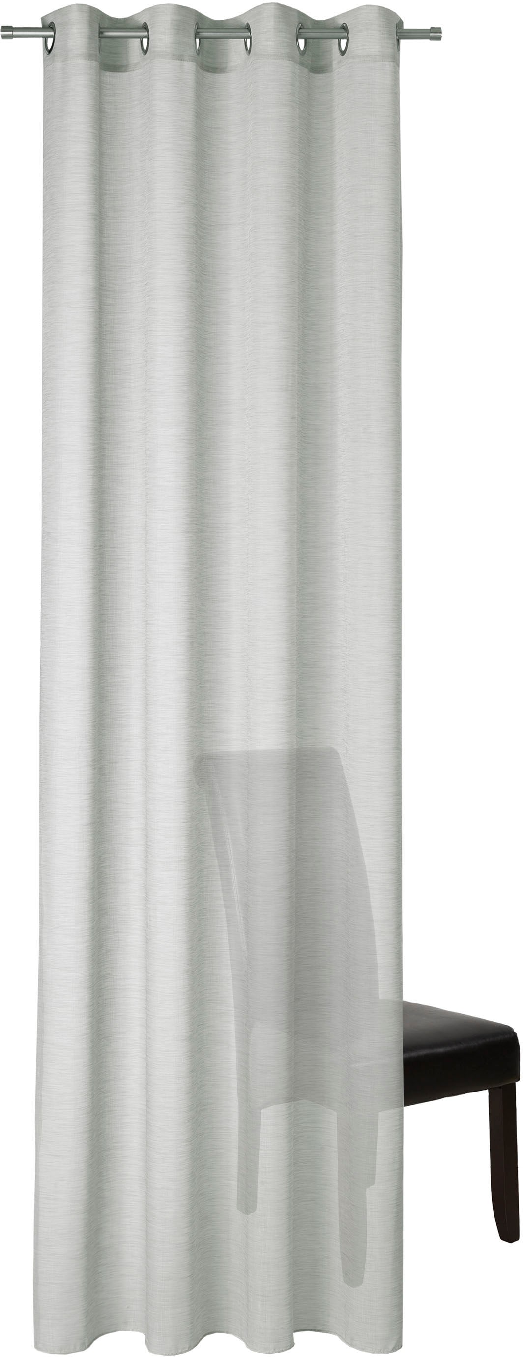 Vorhang »Allure«, (1 St.), Ösenschal mit Metallösen, Breite 140 cm, nach Maß
