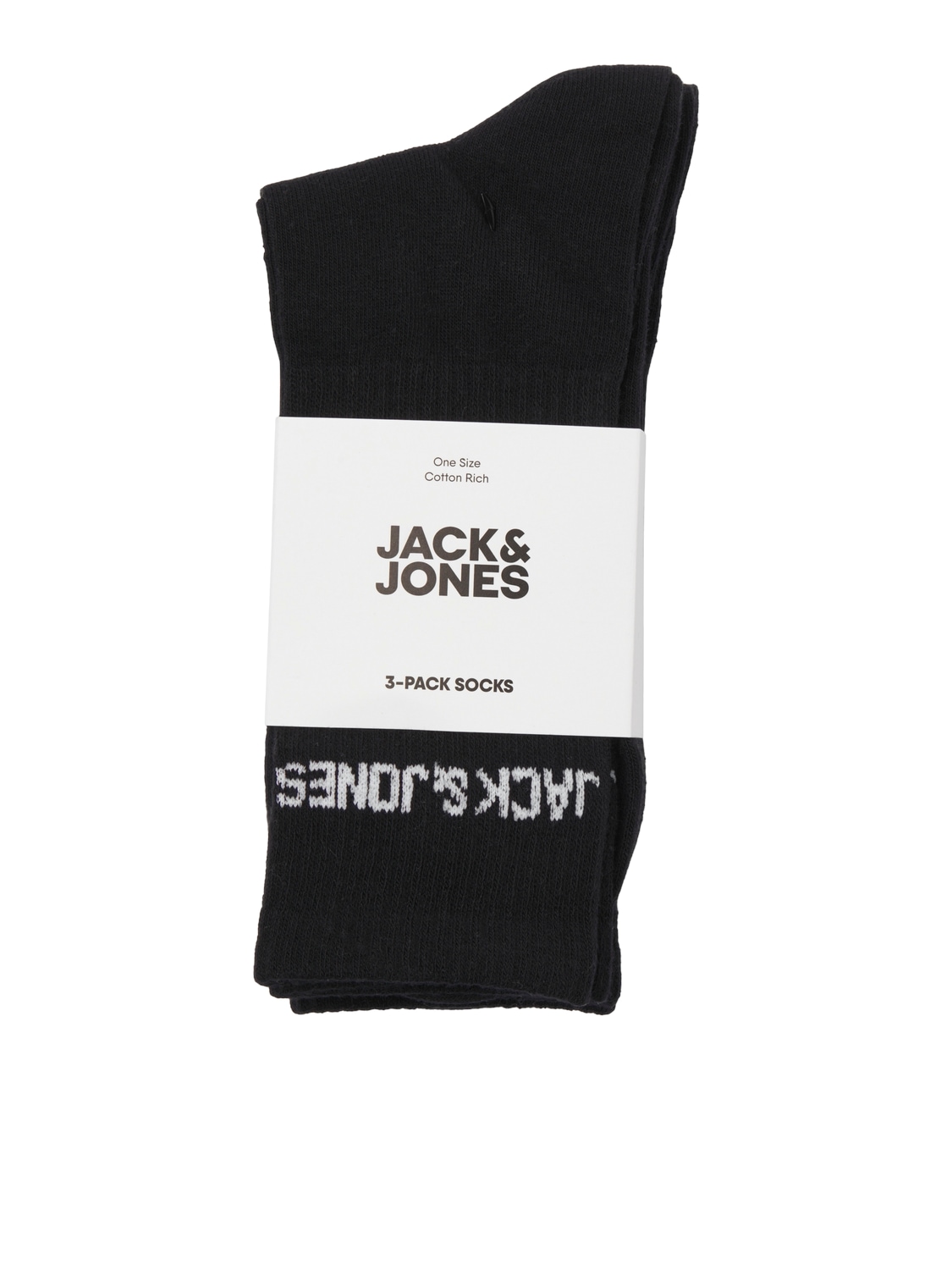 Jack & Jones Freizeitsocken »JACMELVIN TENNIS SOCK 3 PACK NOOS«, (Packung, 3 Paar)