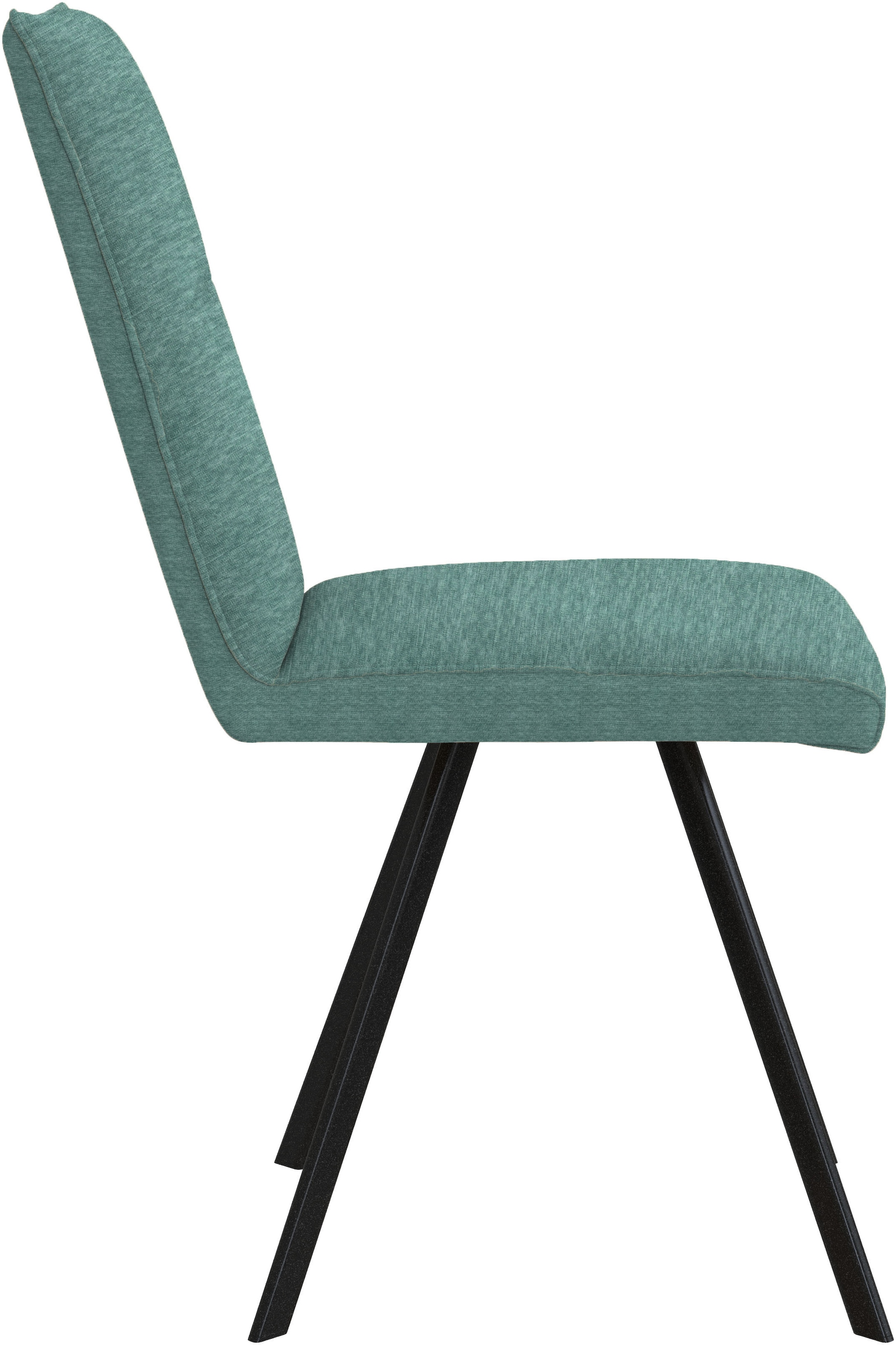 Home affaire 4-Fußstuhl »Sava«, (Set), 2 St., Chenille, Metallgestell
