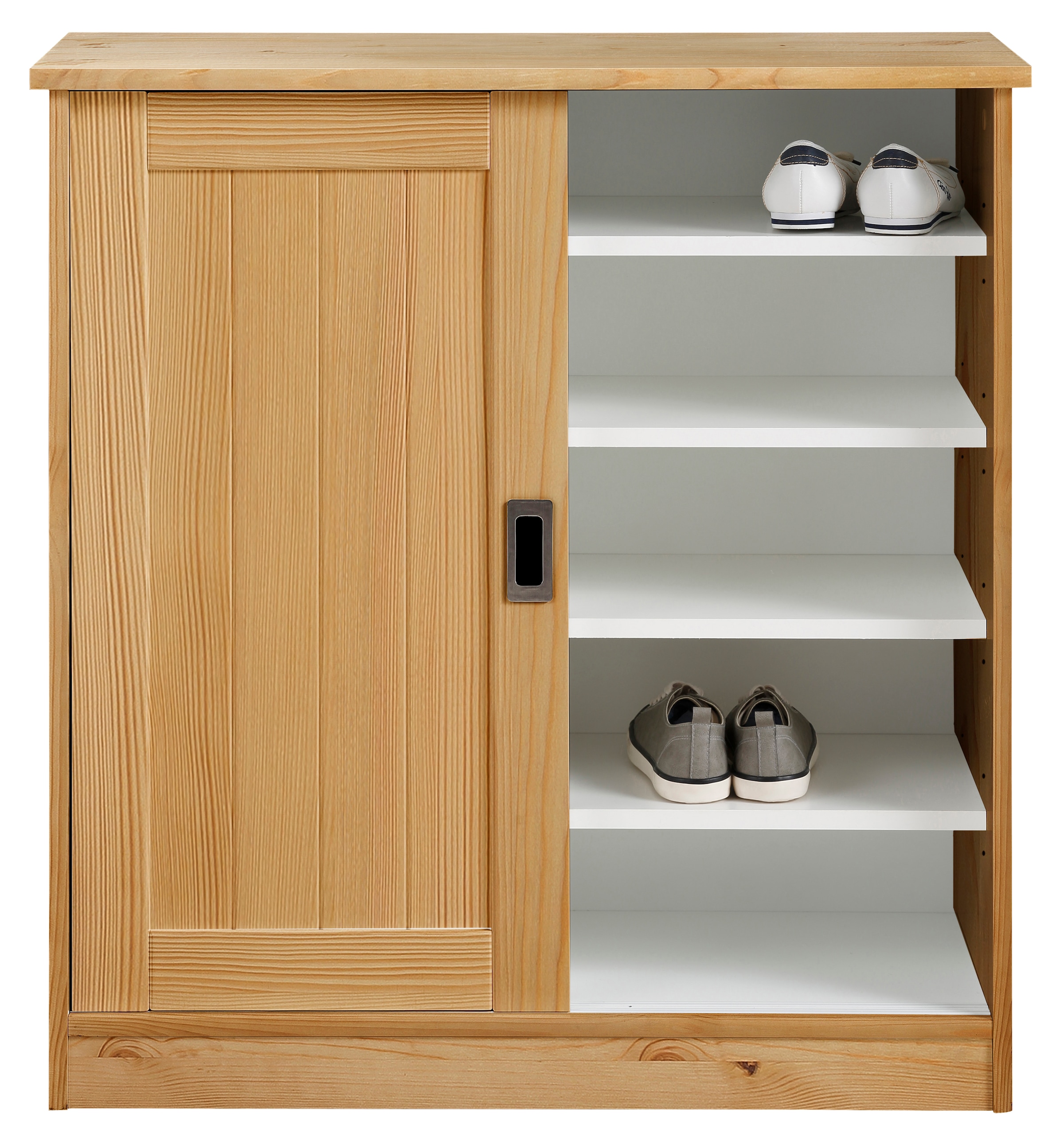 Home affaire Schuhschrank »Nekso«, Breite 83 cm, aus MDF oder Massivholz, FSC®-zertifiziert