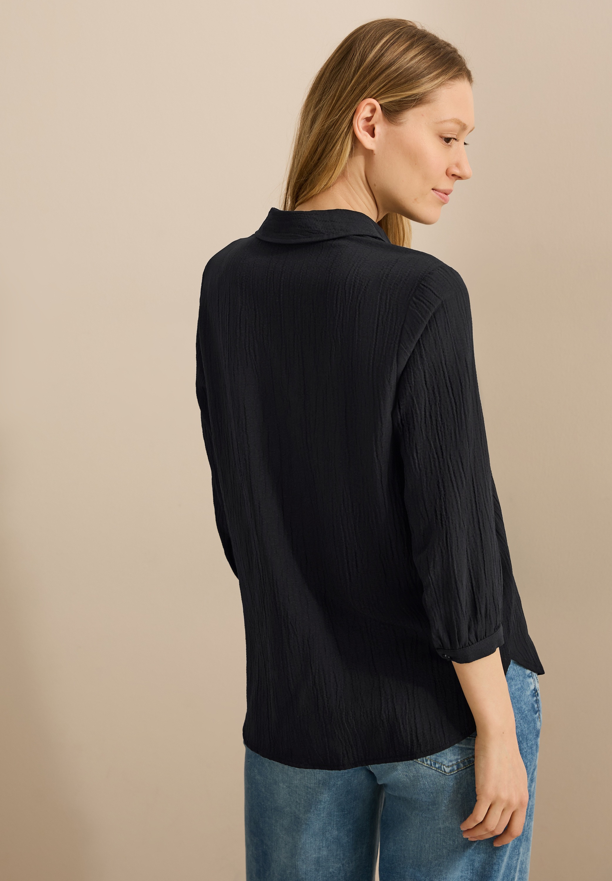 Cecil Klassische Bluse, mit 3/4 Ärmeln
