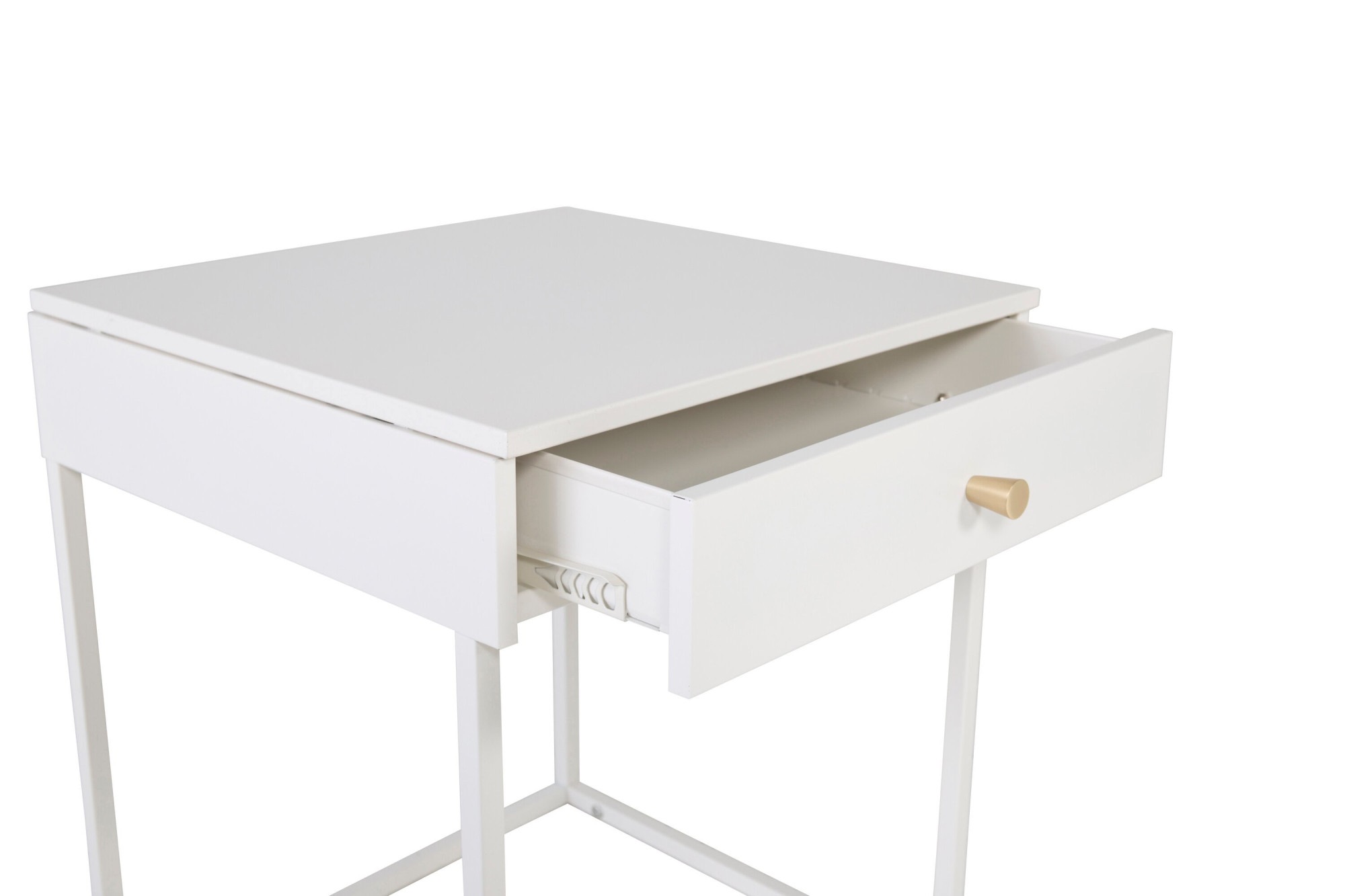Venture Home Nachttisch »Bakal, minimalistischer Nachttisch, 43 × 43 cm« Schlafzimmertisch, Stahl, pulverbeschichtet, offene Form, leicht