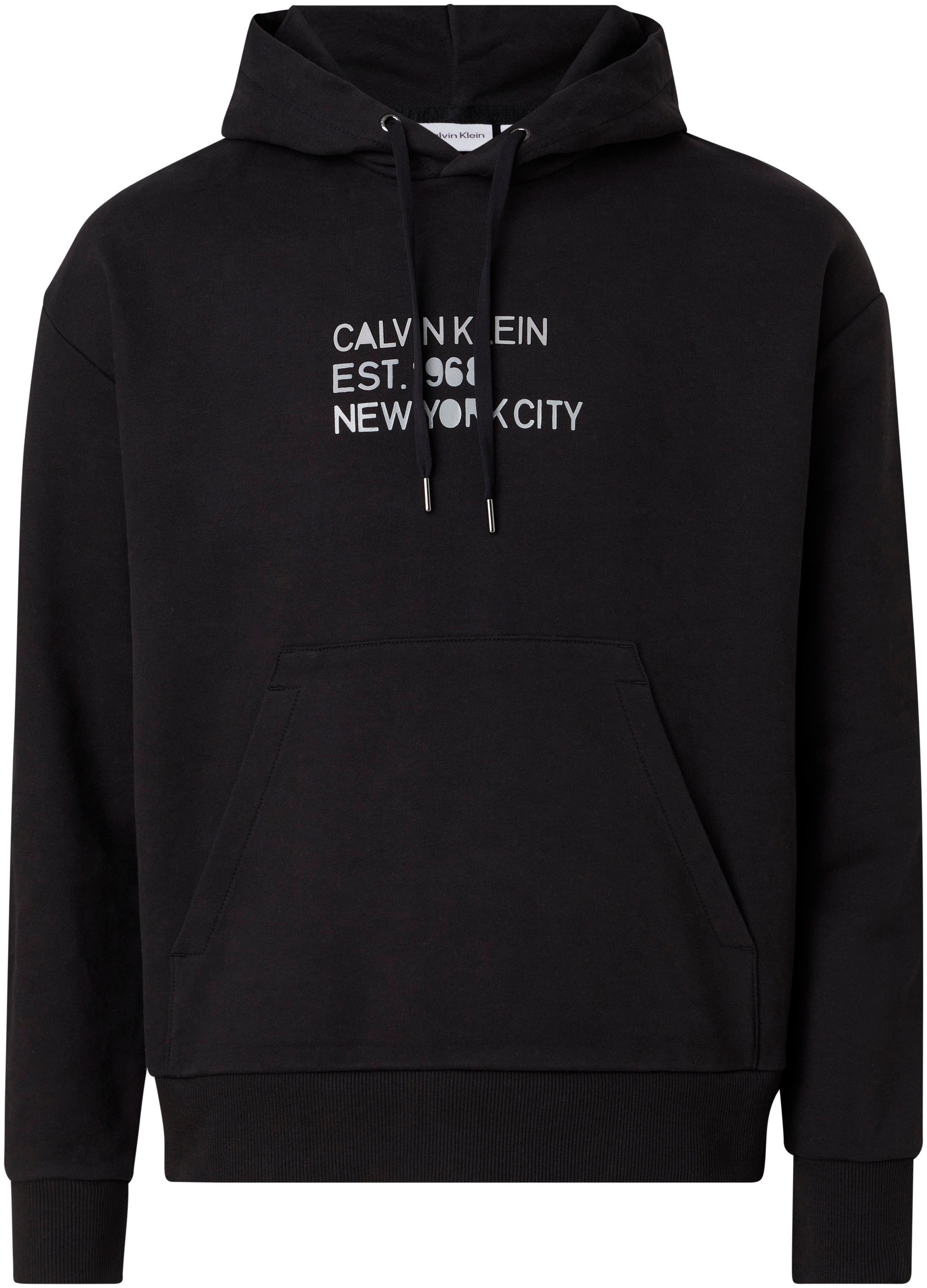 Calvin Klein »MIXED bestellen STENCIL BAUR | LOGO ▷ Kapuzensweatshirt PRINT HOODIE«