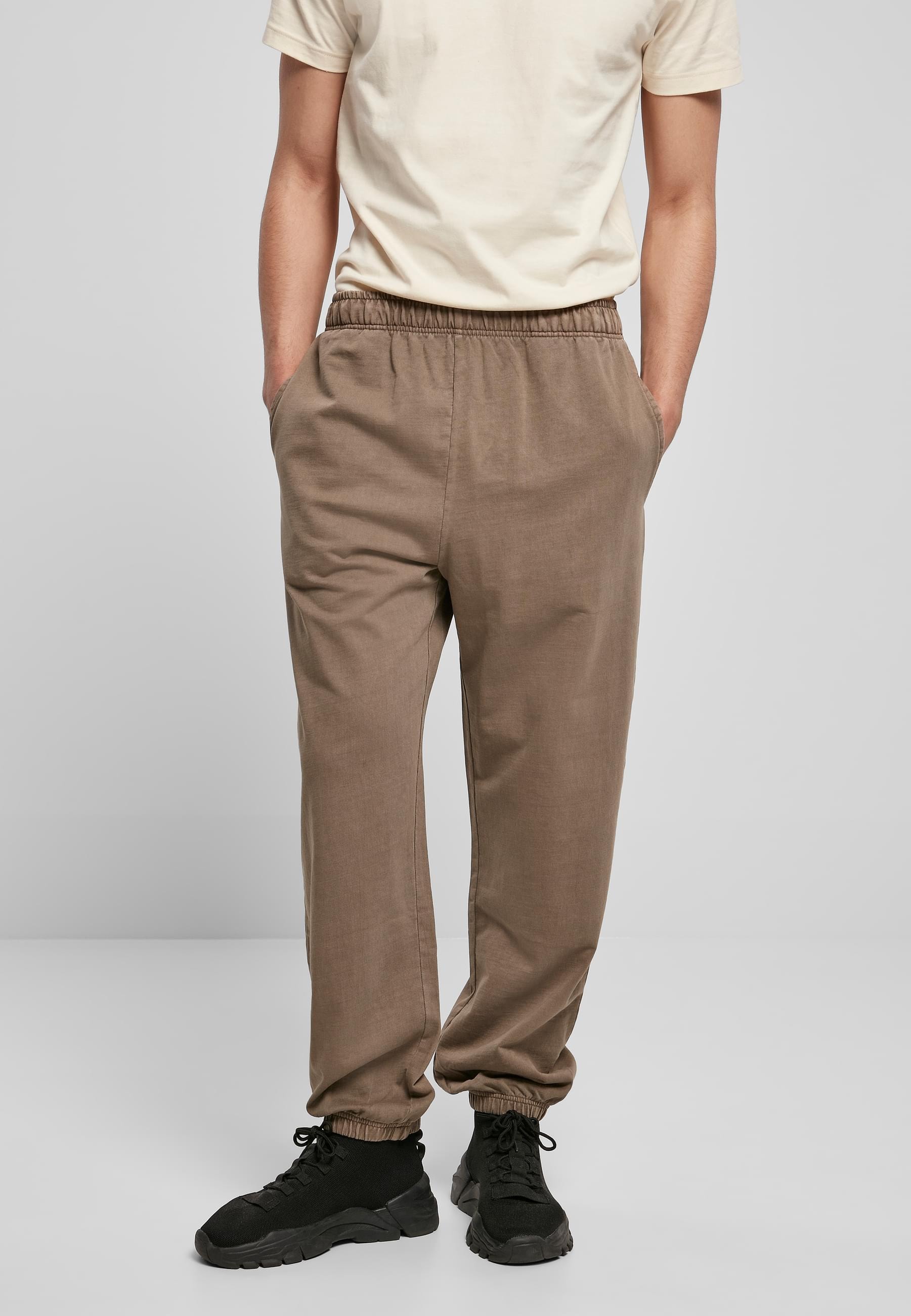 URBAN CLASSICS Stoffhose »Urban Classics Herren Overdyed Sweatpants«, (1 tlg.)