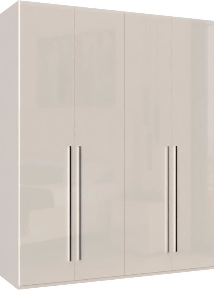 Places of Style Kleiderschrank "Piano", beige, UV lackiert hochglänzend, Soft-Close Funktion in vielen Breiten