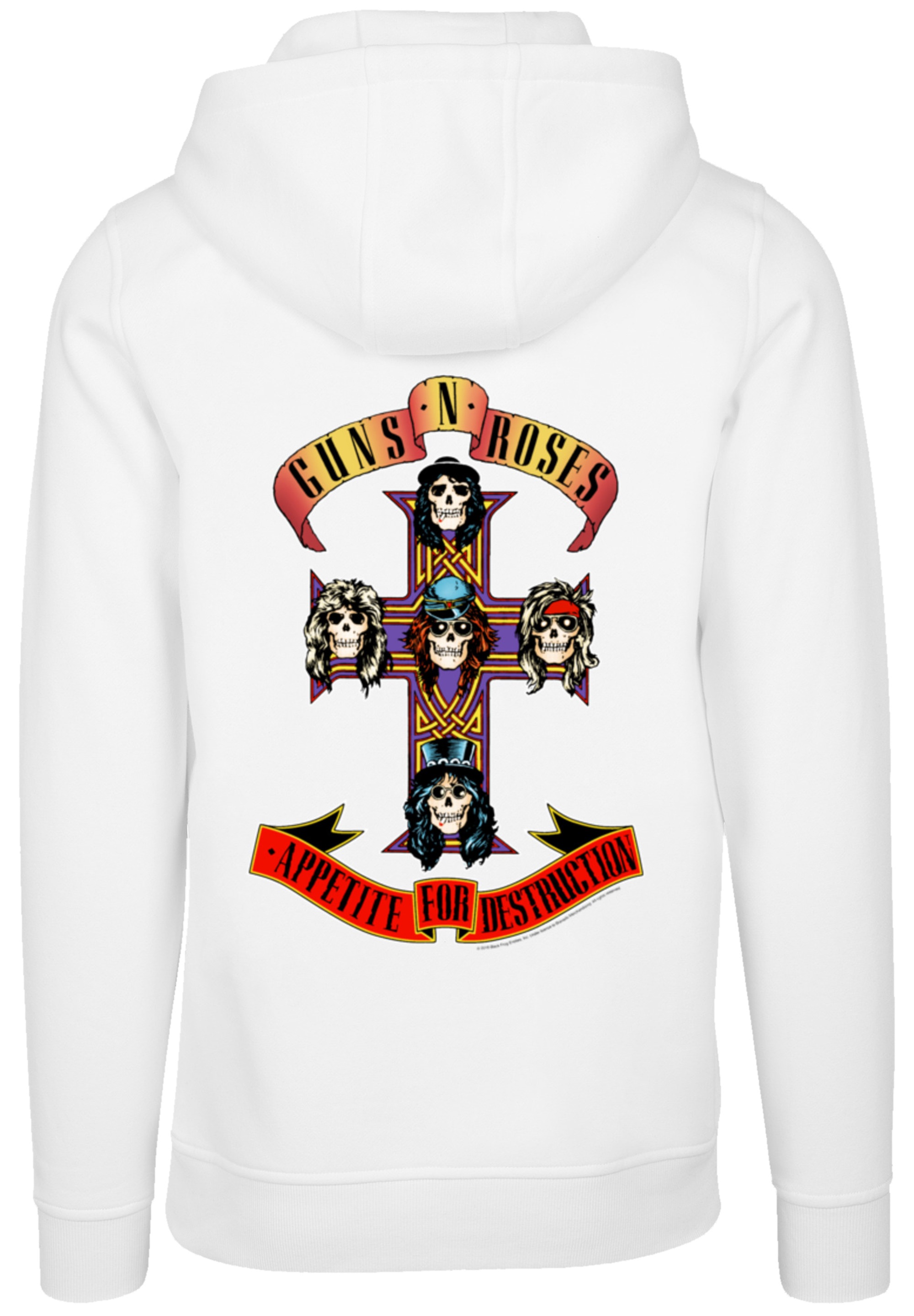 F4NT4STIC Kapuzenpullover »Guns 'n' Roses Rock Musik Band«, Hoodie, Warm, Bequem