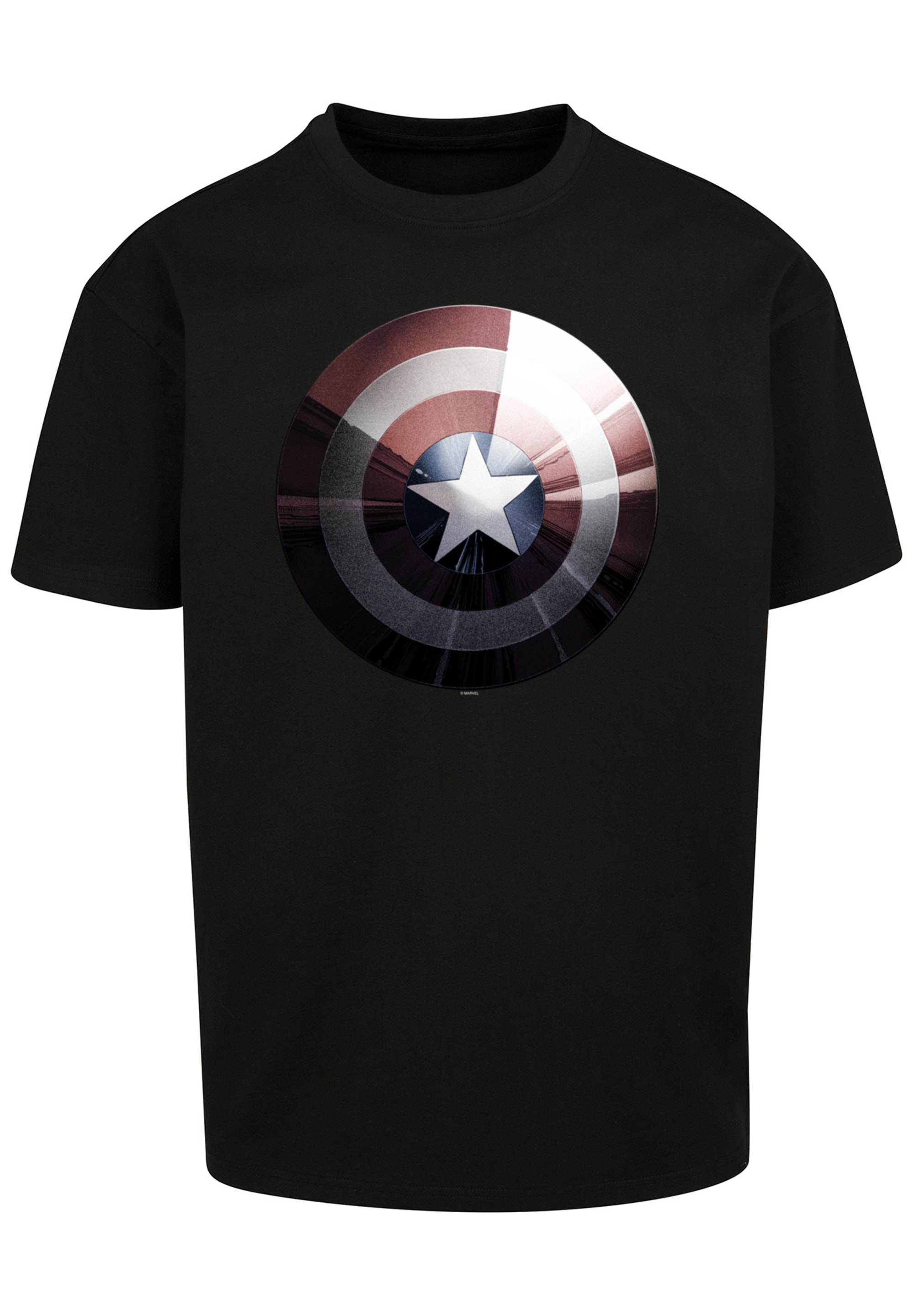 F4NT4STIC T-Shirt »Marvel Captain America Shield Shiny«, Print