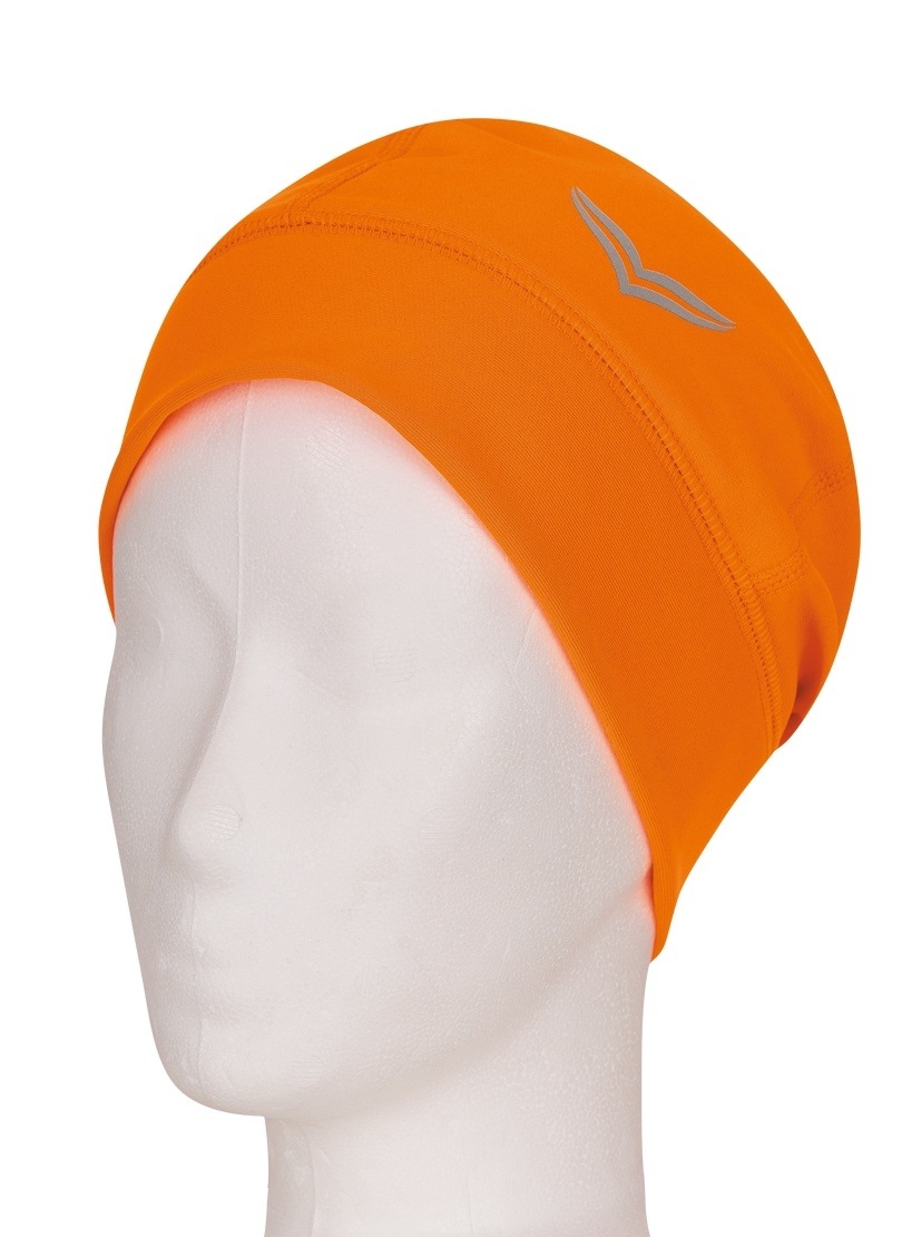 Trigema Strickmütze "TRIGEMA Mütze mit reflektierendem Logo" 1 Stk. günstig online kaufen