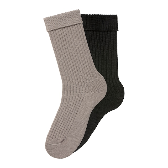 Black Friday Lavana Socken, (2 Paar), in modischem Rippstrick | BAUR