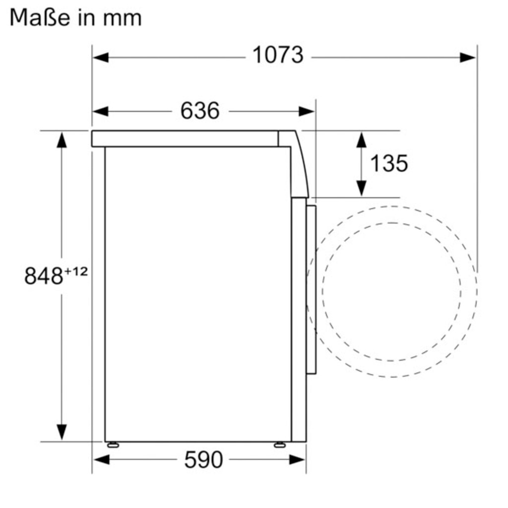 SIEMENS Waschmaschine »WG44G2F20«, WG44G2F20, 9 kg, 1400 U/min