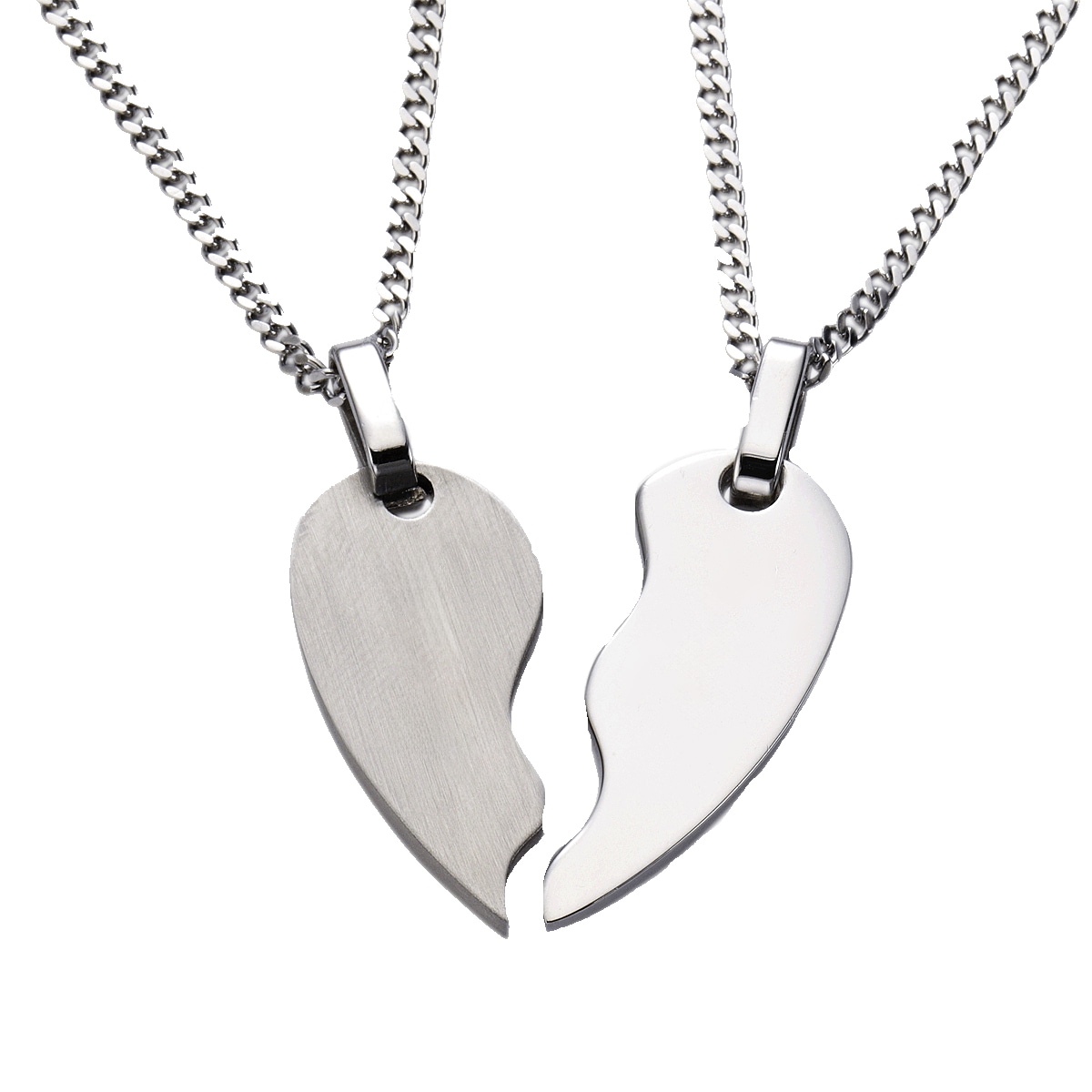 FIRETTI Damen Schmuckset "Multipack Schmuck Geschenk Halskette Namenskette Liebe Herz", silber, Edelstahl, Schmuck_Sets