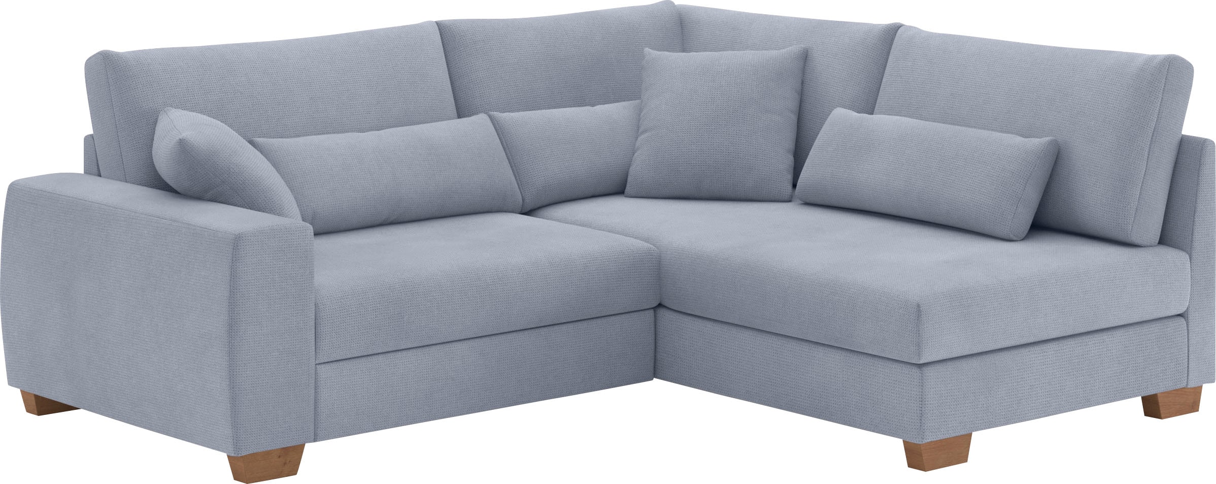 Mr. Couch Ecksofa »Helena L-Form«, Mit Federkern, wahlweise mit Bettfunktion und Taschenfederkern