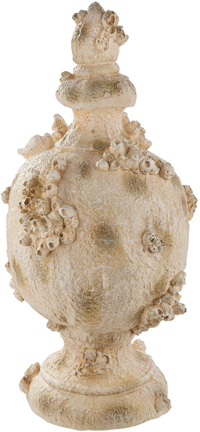 GILDE Dekoobjekt "Dekoobjekt Amphora Seychelles weiß H. 49,5 cm"