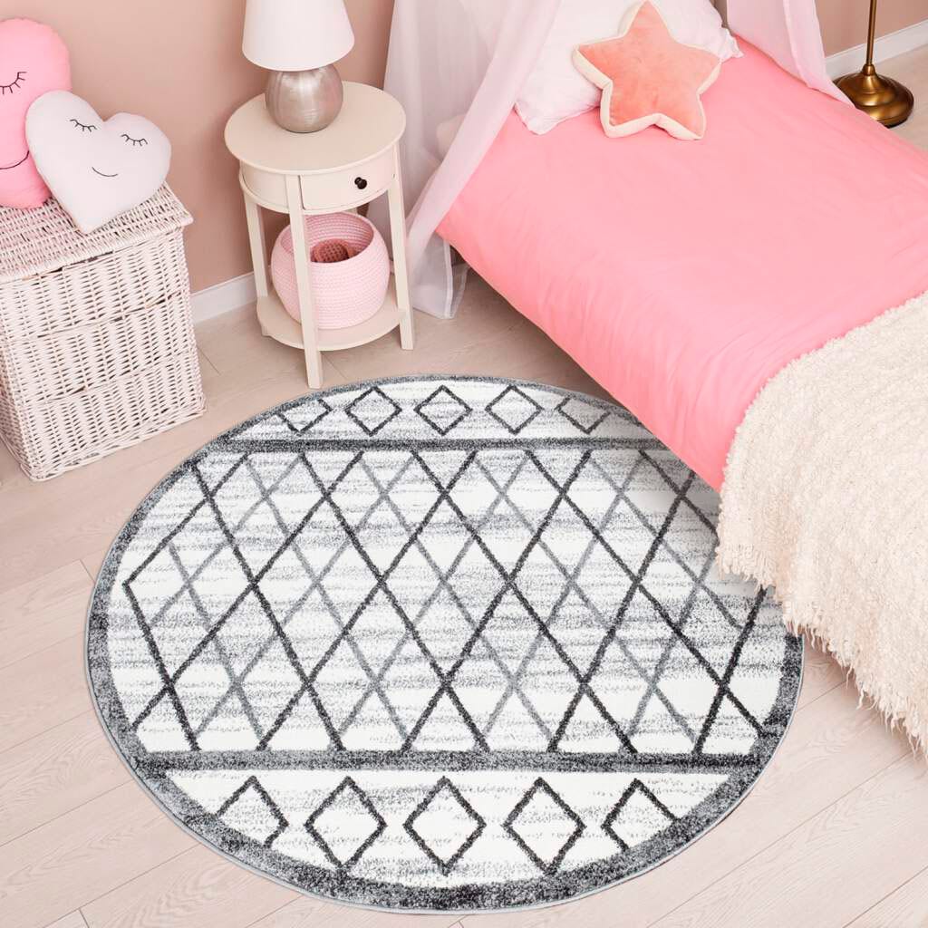 Carpet City Teppich "YOUNG964" rund 11 mm Höhe Moderner Jugend- Kinder Tepp günstig online kaufen