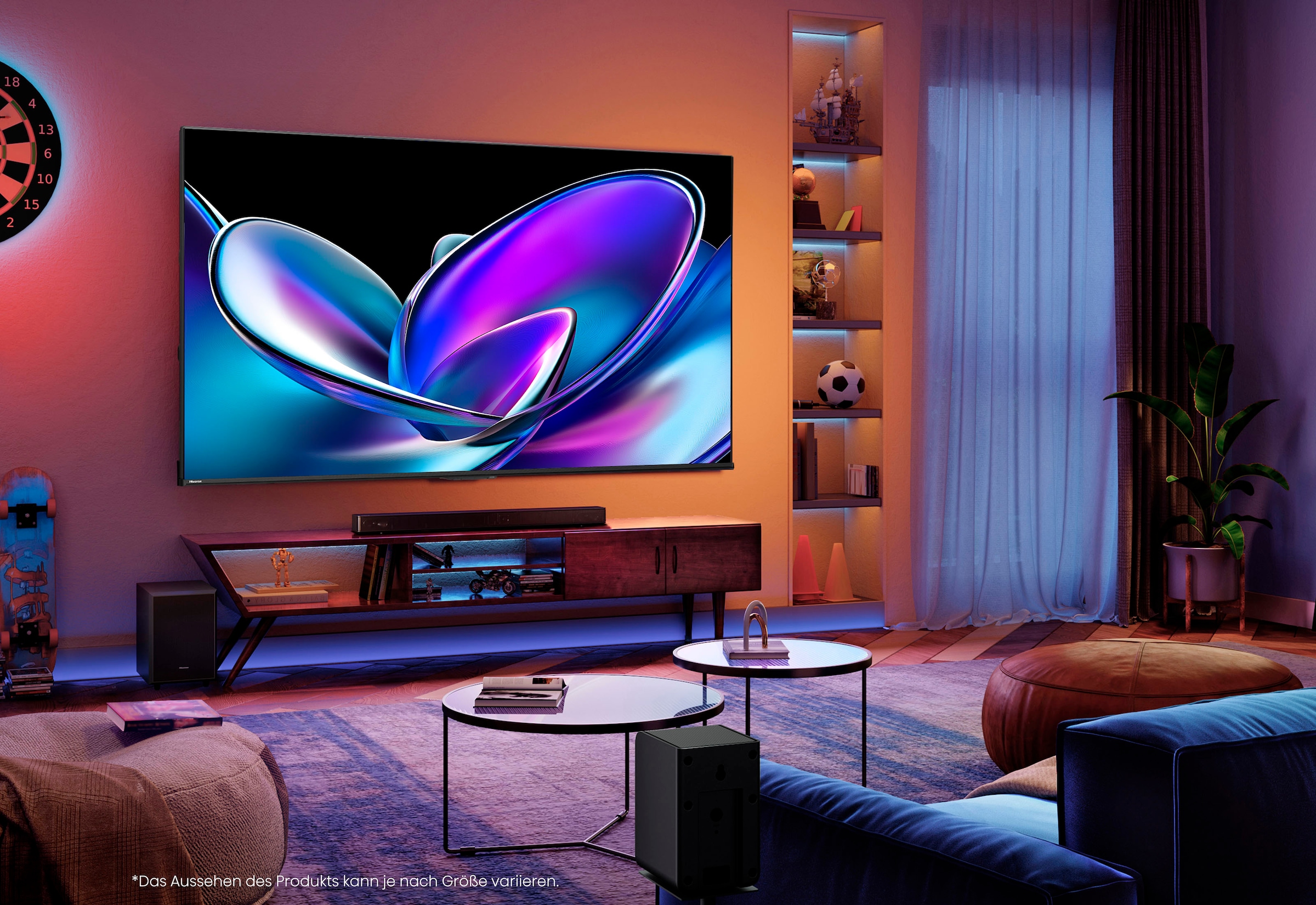 Hisense QLED-Fernseher »75E77Q PRO«, 4K Ultra HD, Smart-TV, 4K UHD QLED