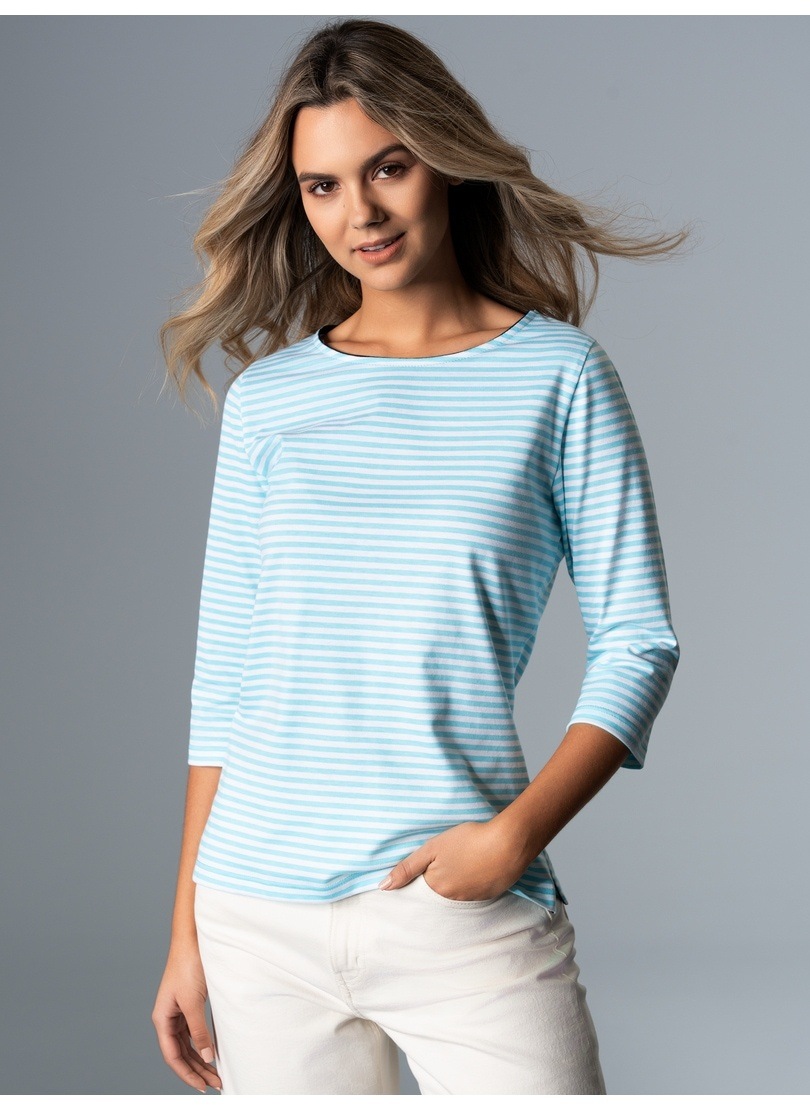 Longsleeve »TRIGEMA Shirt aus 100% Baumwolle mit 3/4-Arm«, (1 tlg.)