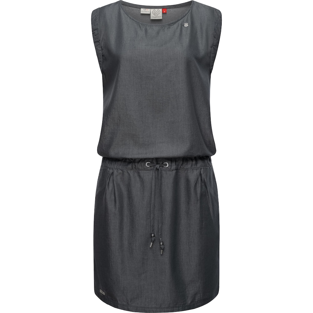 Ragwear Shirtkleid »Mascarpone Denim« stylisches Sommerkleid mit Bindeband an der Taille