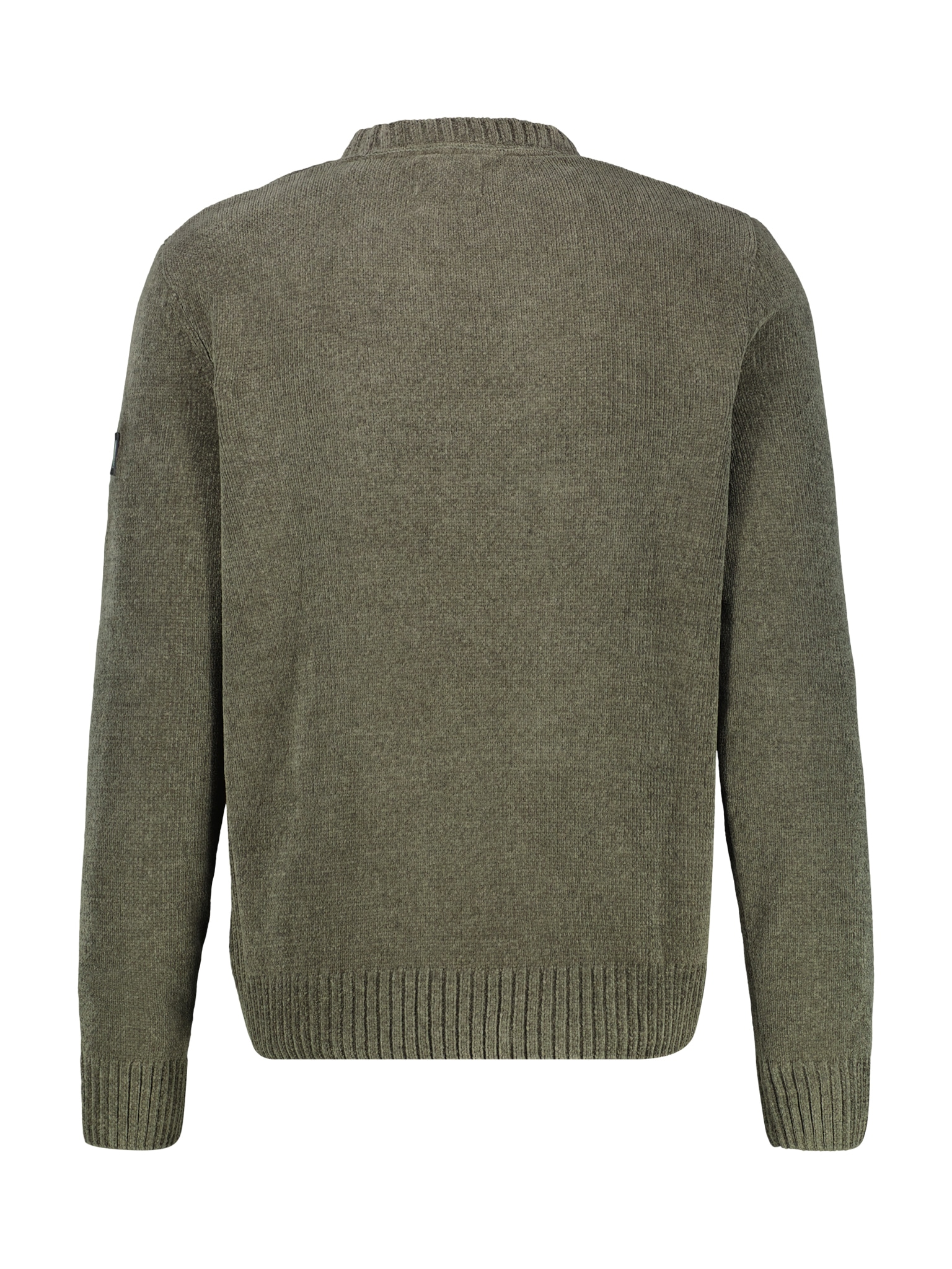 LERROS Rundhalspullover langarm und mit breiten Strickbündchen