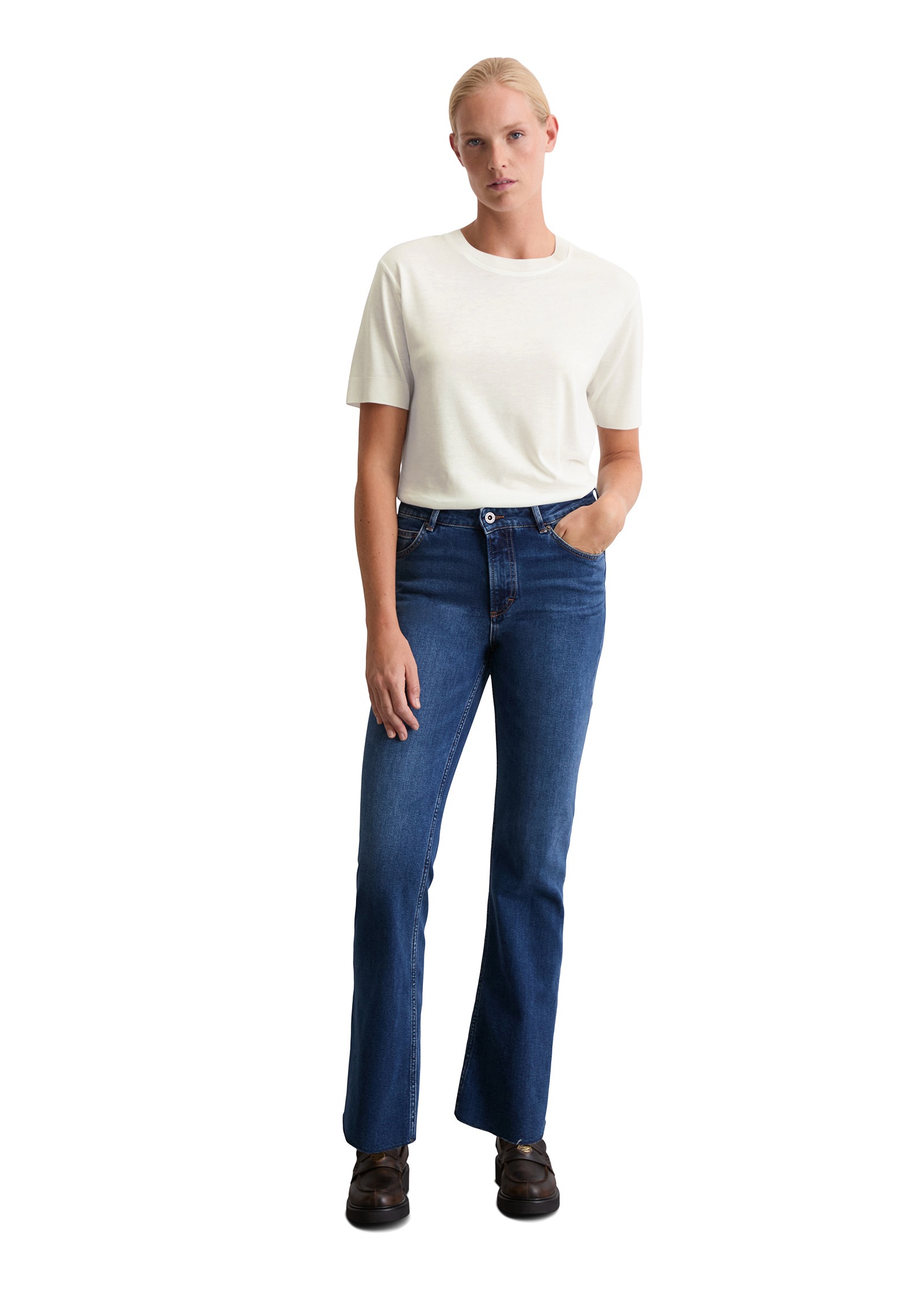 Marc O'Polo T-Shirt »aus TENCEL™ Lyocell-Baumwolle-Mix«