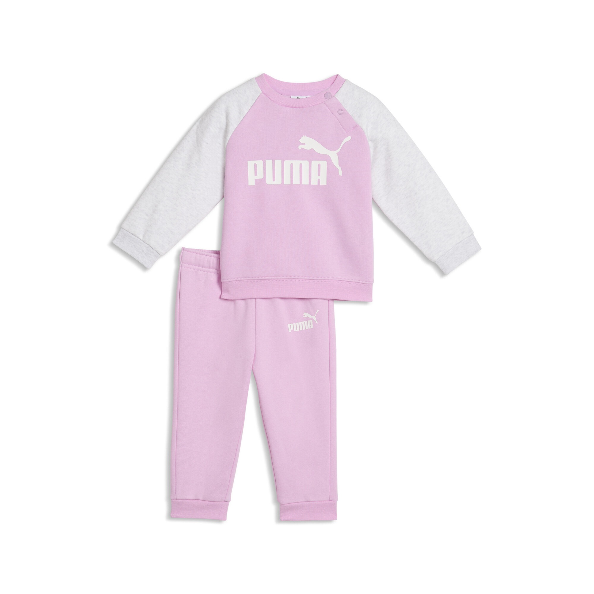 PUMA Jogginganzug "Minicats Essentials Raglan Crew Set Kinder"