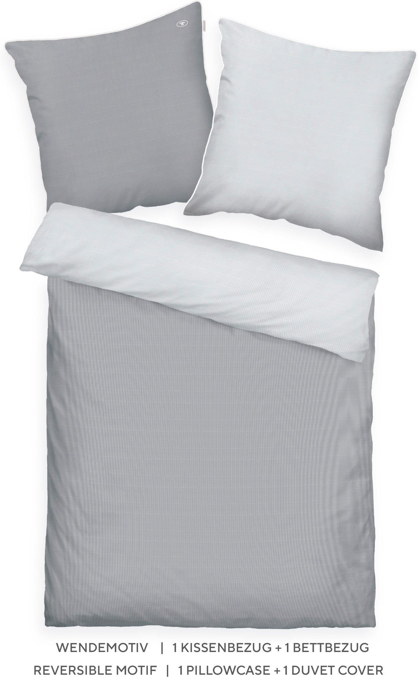 TOM TAILOR HOME Bettwäsche »FINE STRIPES« 2 new bedroom, gewebtes Label
