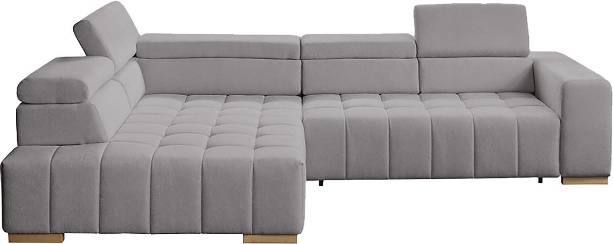 exxpo - sofa fashion Ecksofa "Elianos, hoher Sitzkomfort, aufwendige Kreuzs günstig online kaufen