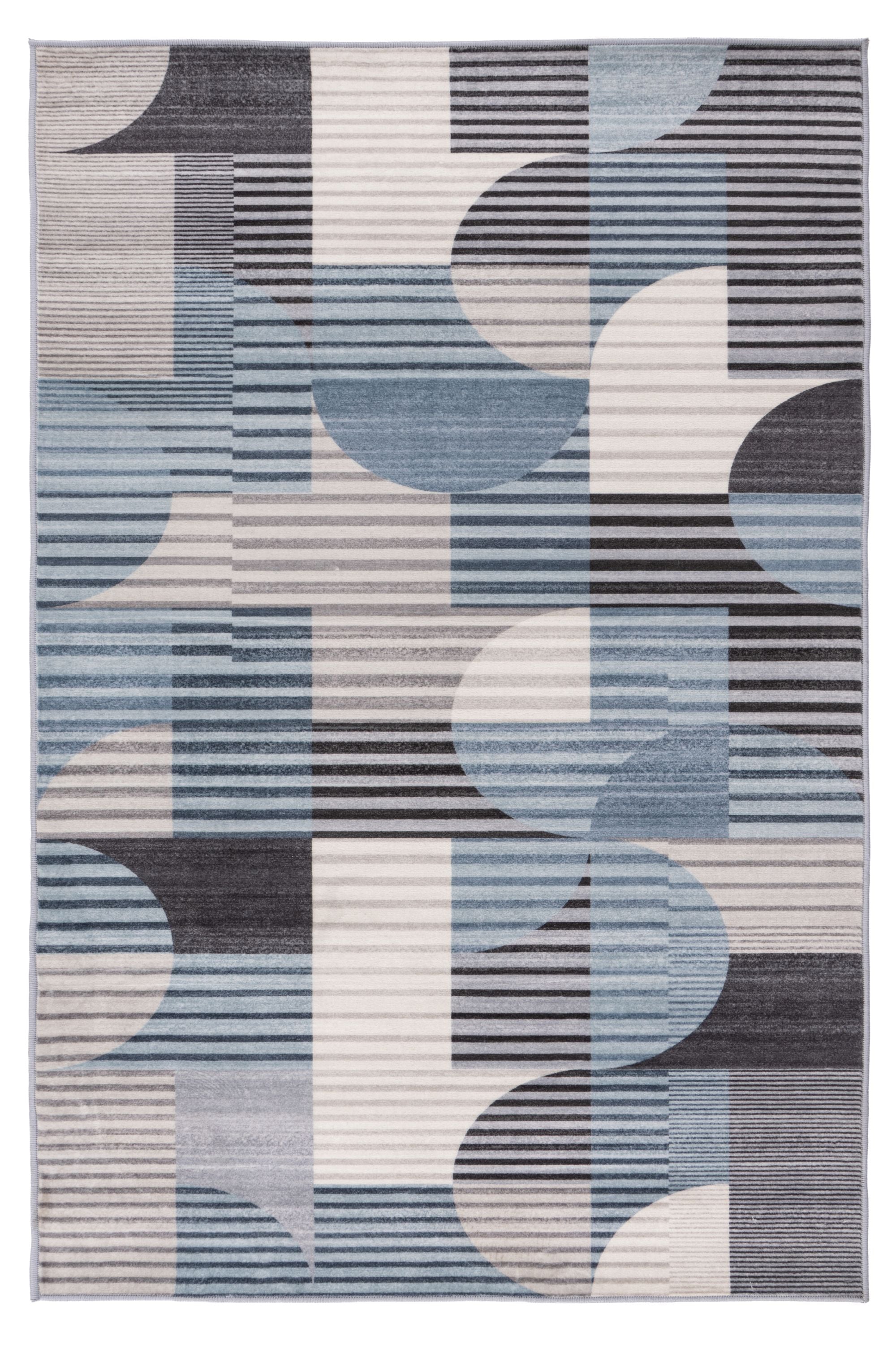 Kayoom Teppich »Bluster 425« rechteckig 7 mm Höhe Kurzflor, Wohnzimmer