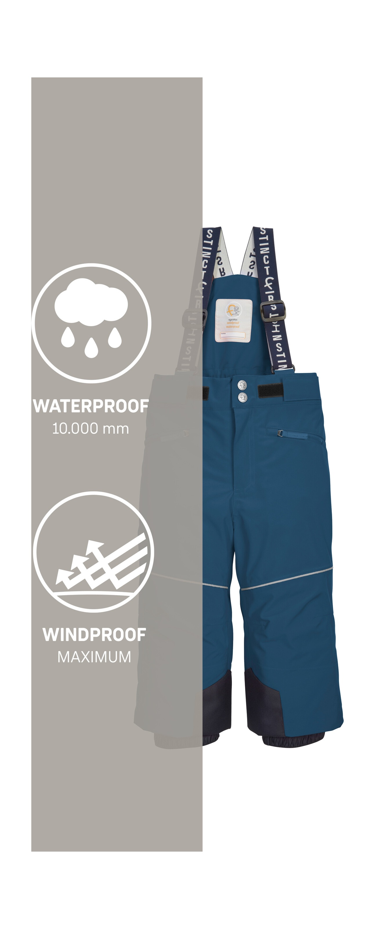 first instinct by killtec Skihose »FISW 48 MNS SKI PNTS«, Wasser- und winddichte Schneehose mit Grow-Up-Funktion und PFAs-frei