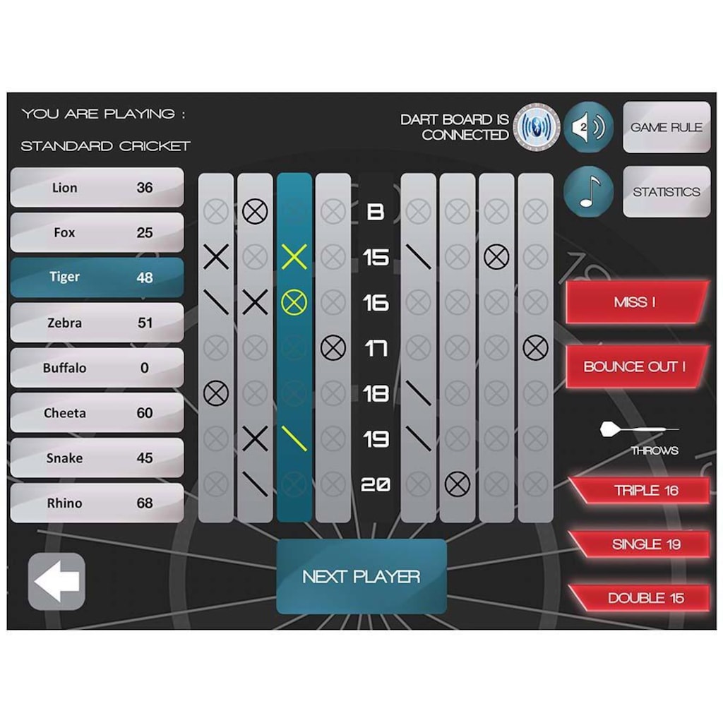 SMARTNESS® Dartscheibe »Elektronische Dartscheibe, Arcadia 4.0«