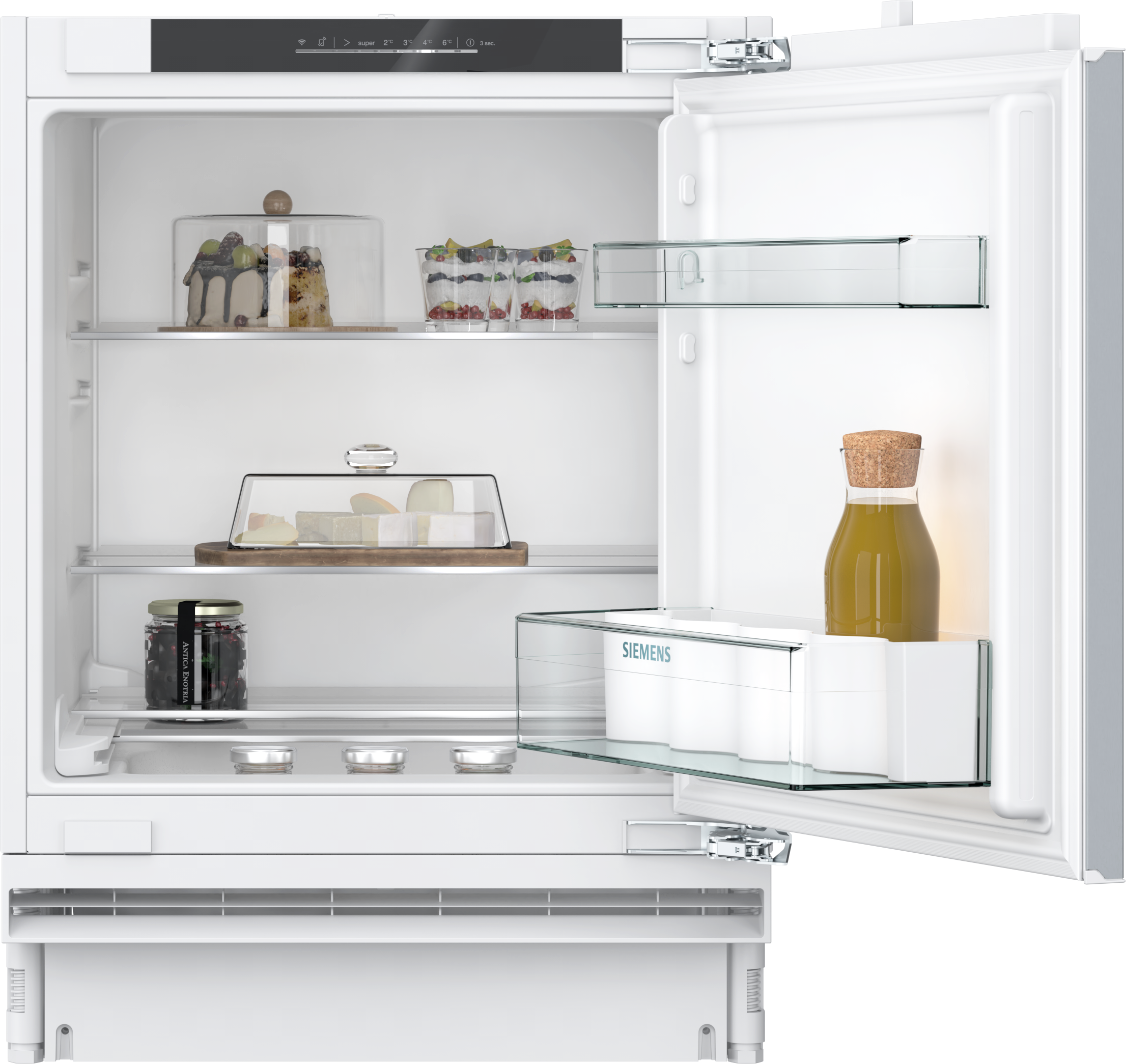 SIEMENS Einbaukühlschrank iQ300 "KU21RVFE0" 82 cm hoch 59,8 cm breit günstig online kaufen