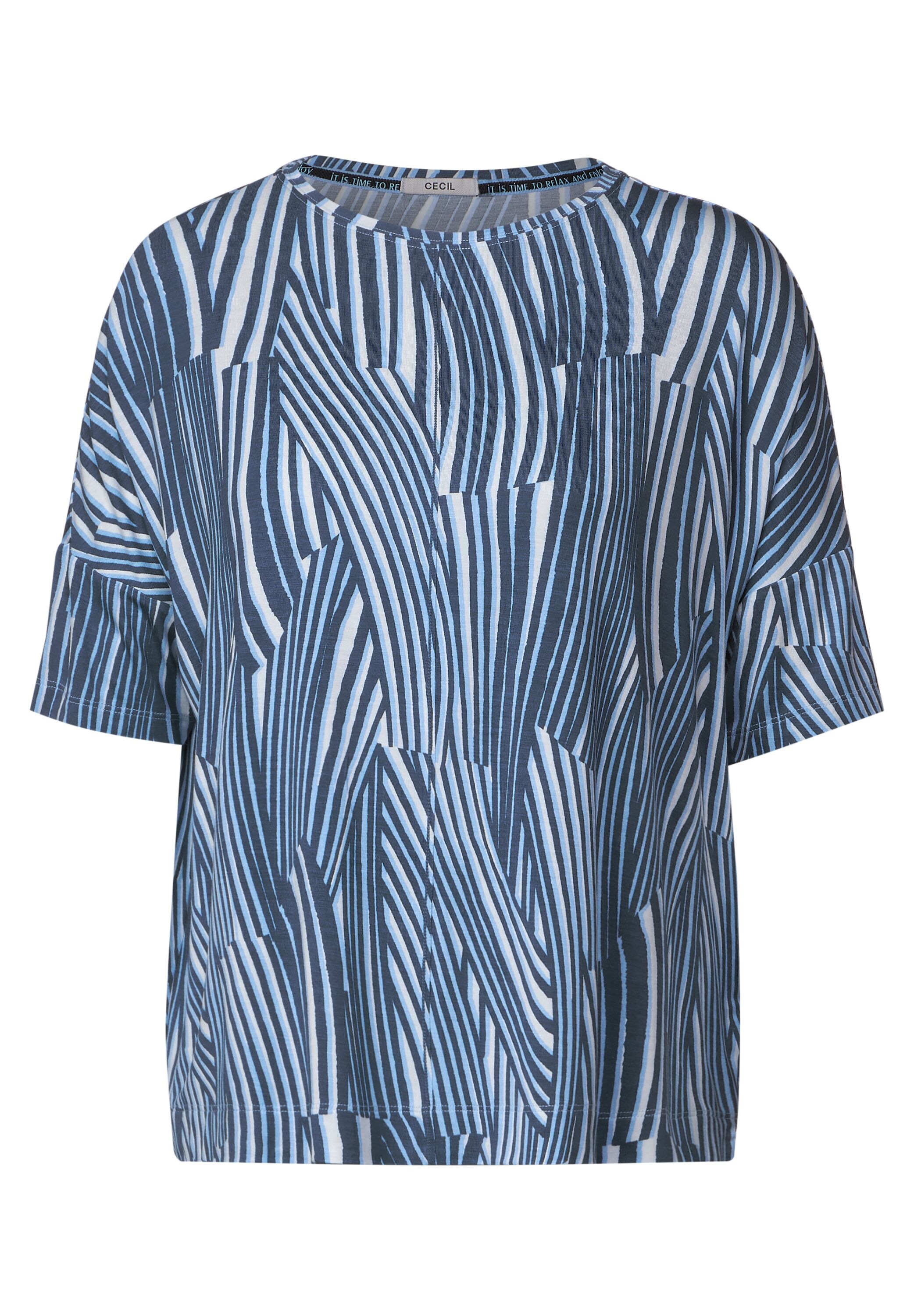 Cecil T-Shirt, mit U-Boot-Ausschnitt