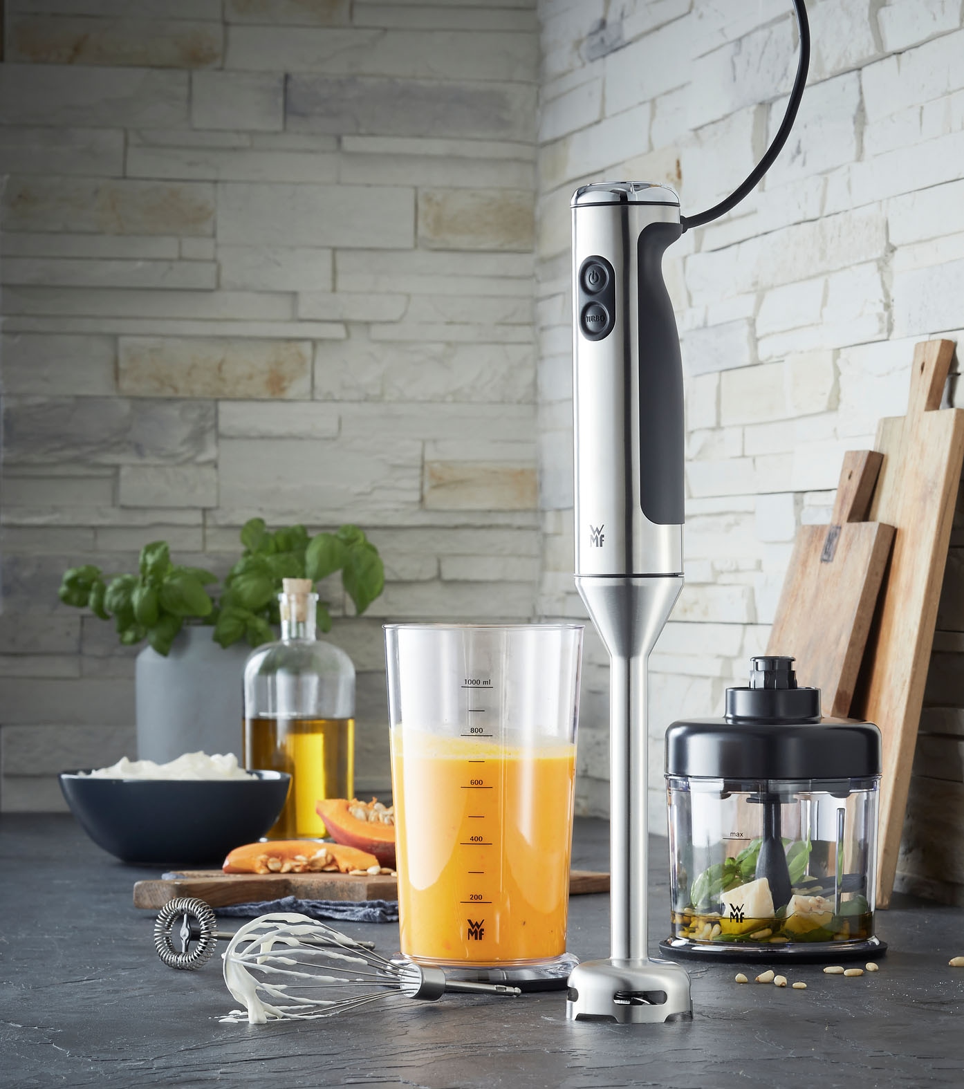 WMF Stabmixer »LINEO Edelstab 4in1« 700 W