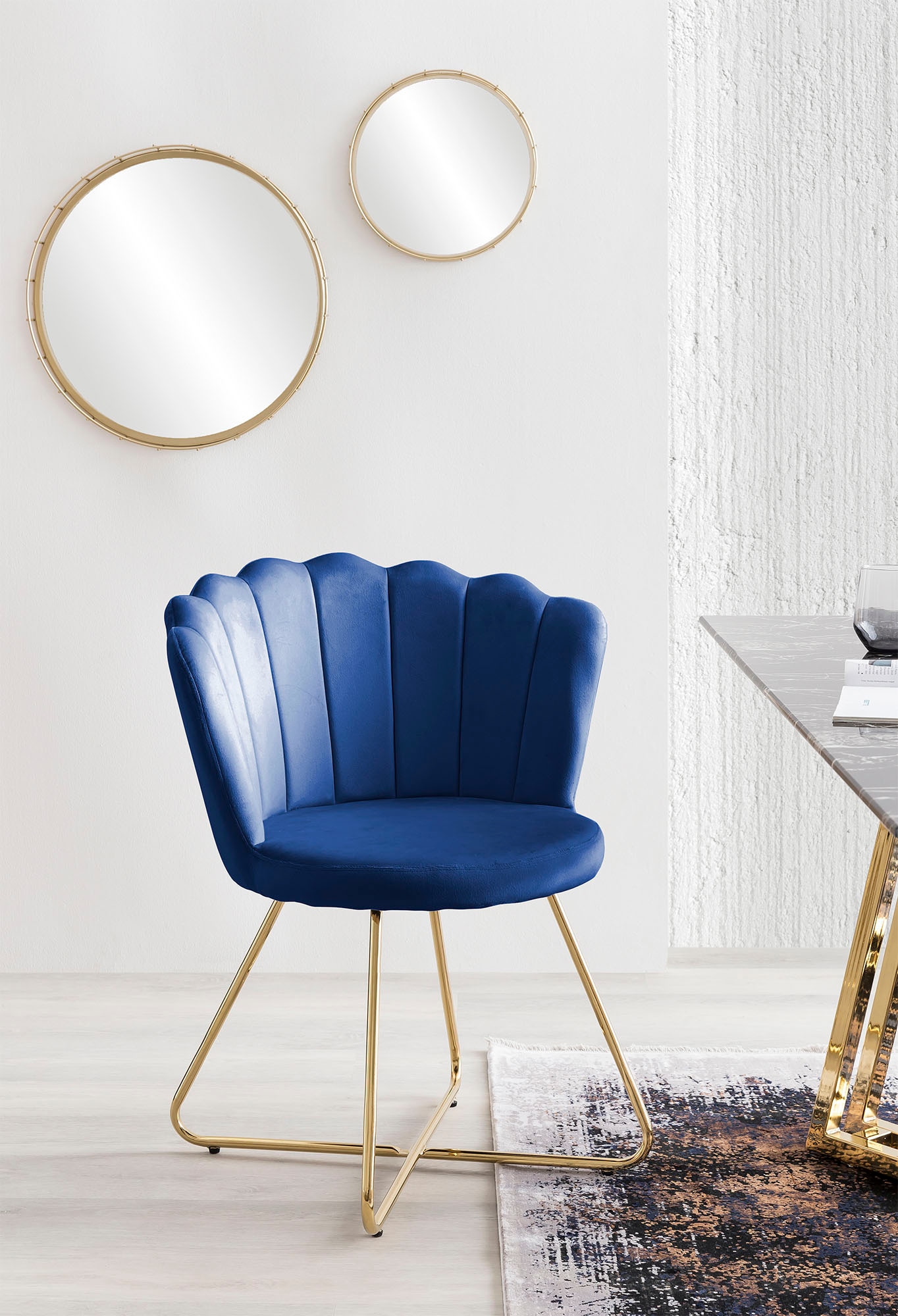 SalesFever Polsterstuhl "Komfortabler Stuhl im eleganten Design" (Set) 2 St günstig online kaufen