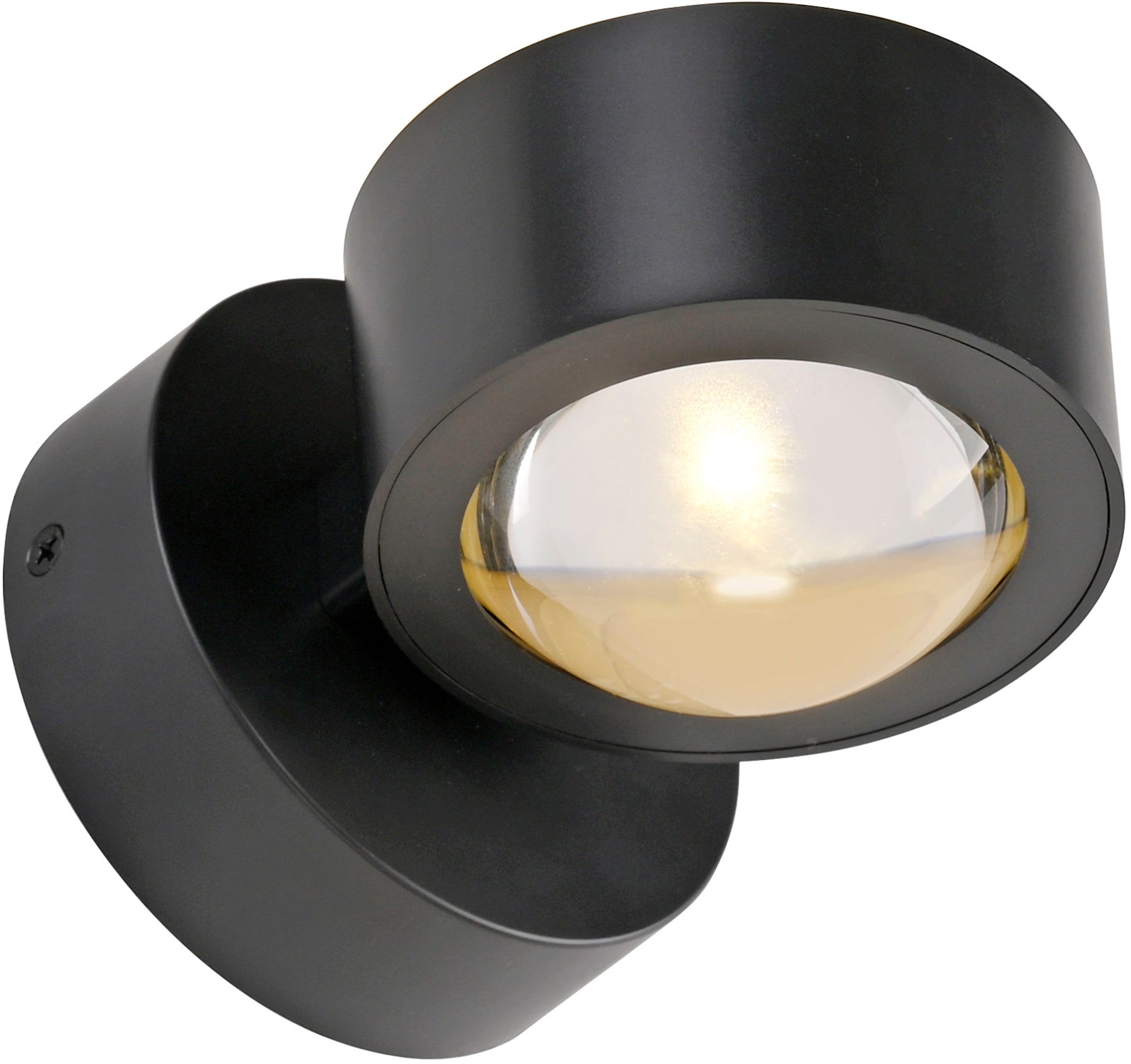 JUST LIGHT LED Wandleuchte »AKKU-CHIA« LED-Board 1 Stk. Warmweiß Akkubetrieben inkl. USB-Ladekabel, 5 Stufen Dimmung + Timerfunktion