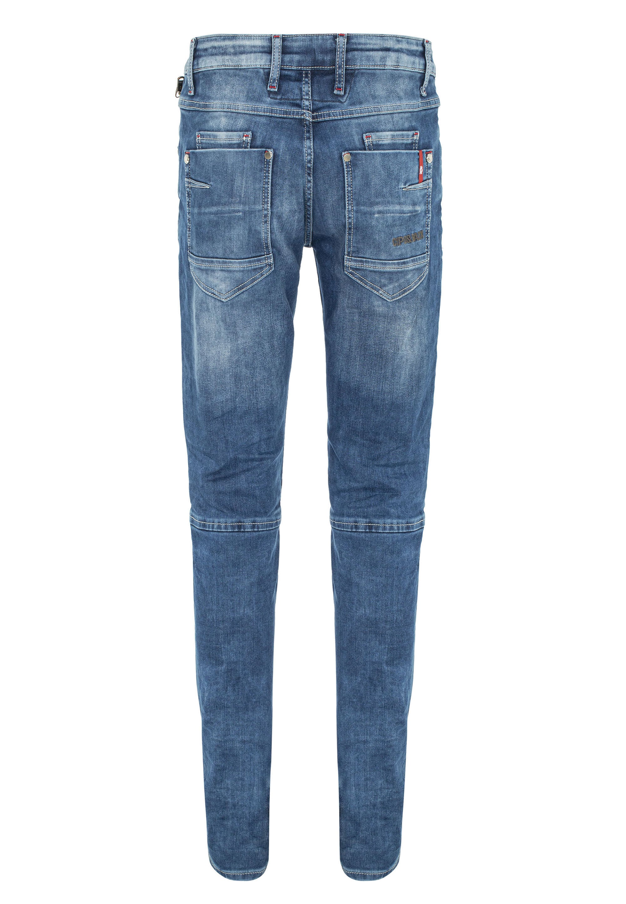 Cipo & Baxx 5-Pocket-Jeans »Jeans«, mit trendigen Ziernähten, CD698