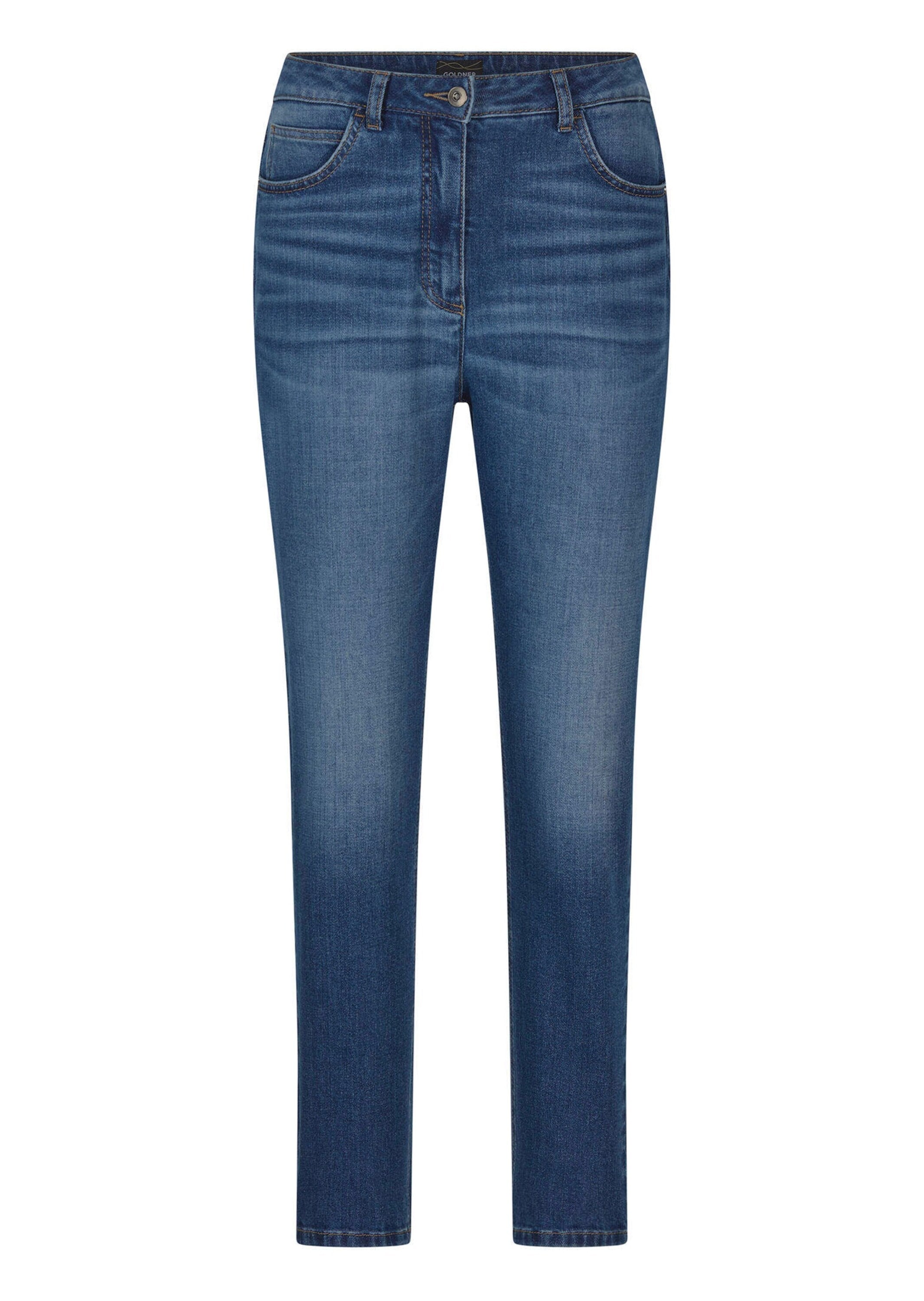 GOLDNER "Kurzgröße Baumwoll-Stretch Mom Jeans SARA" stretchbequeme Quälität