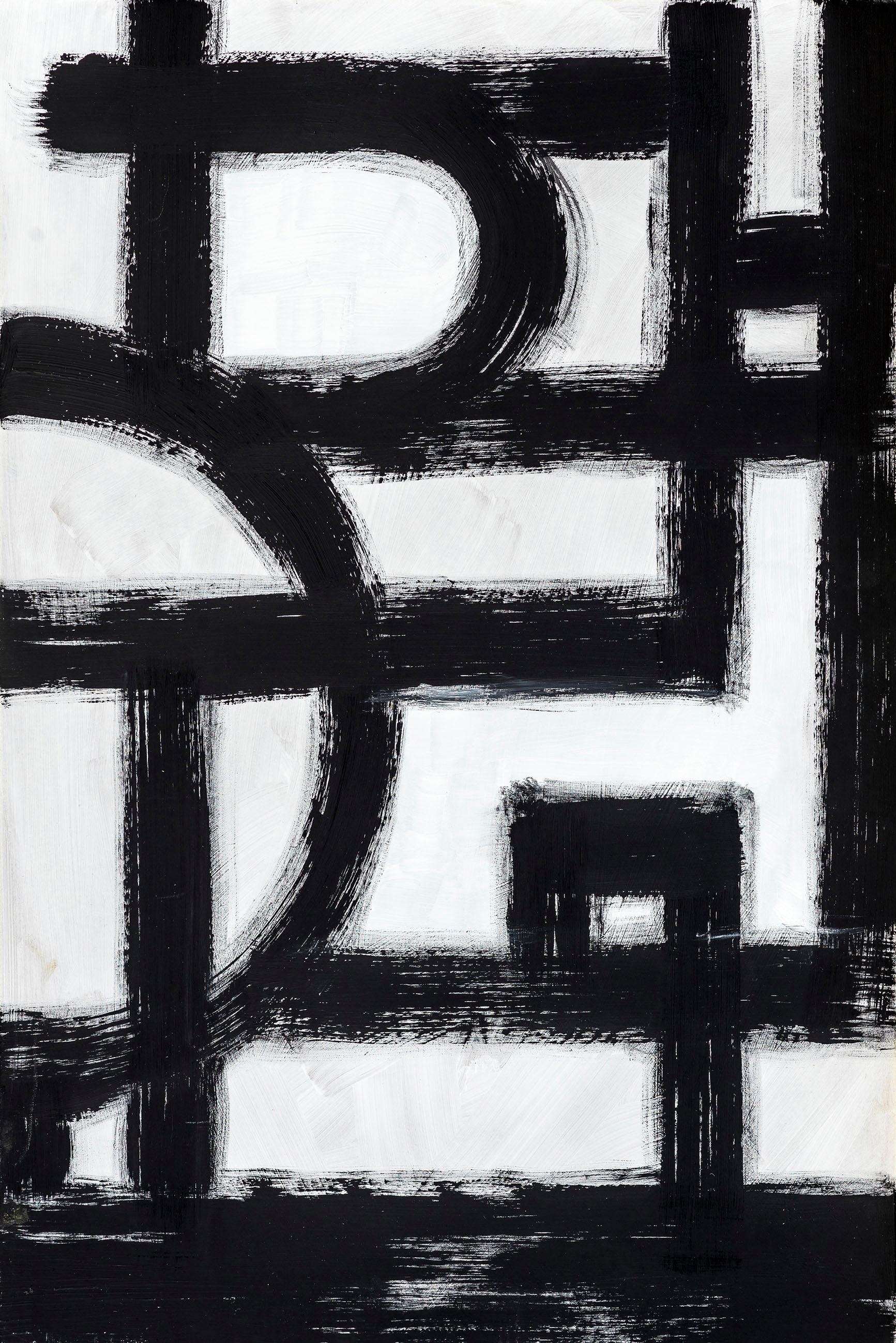 OTTO home Leinwandbild "Abstrakte Kunst" Abstrakte  Kunst  Modern  Schwarz- günstig online kaufen