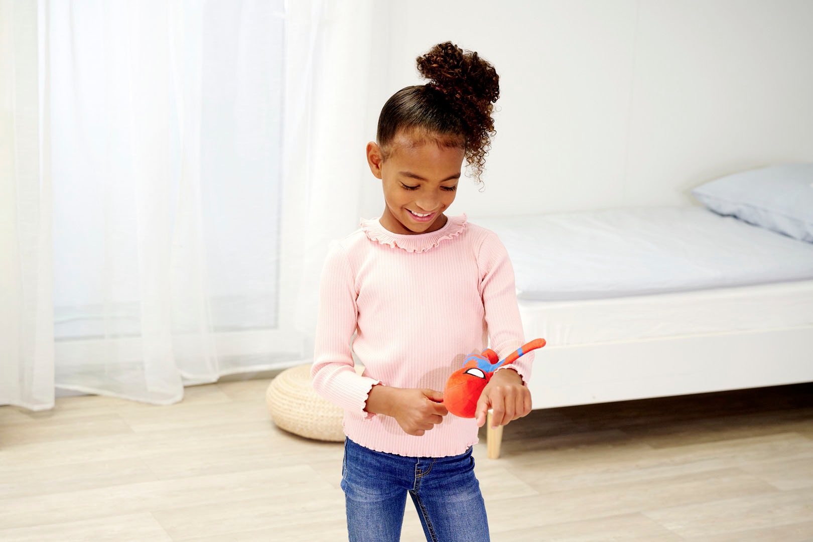 SIMBA Plüschfigur »Marvel Spider-Man Schnapparmband, 17 cm«