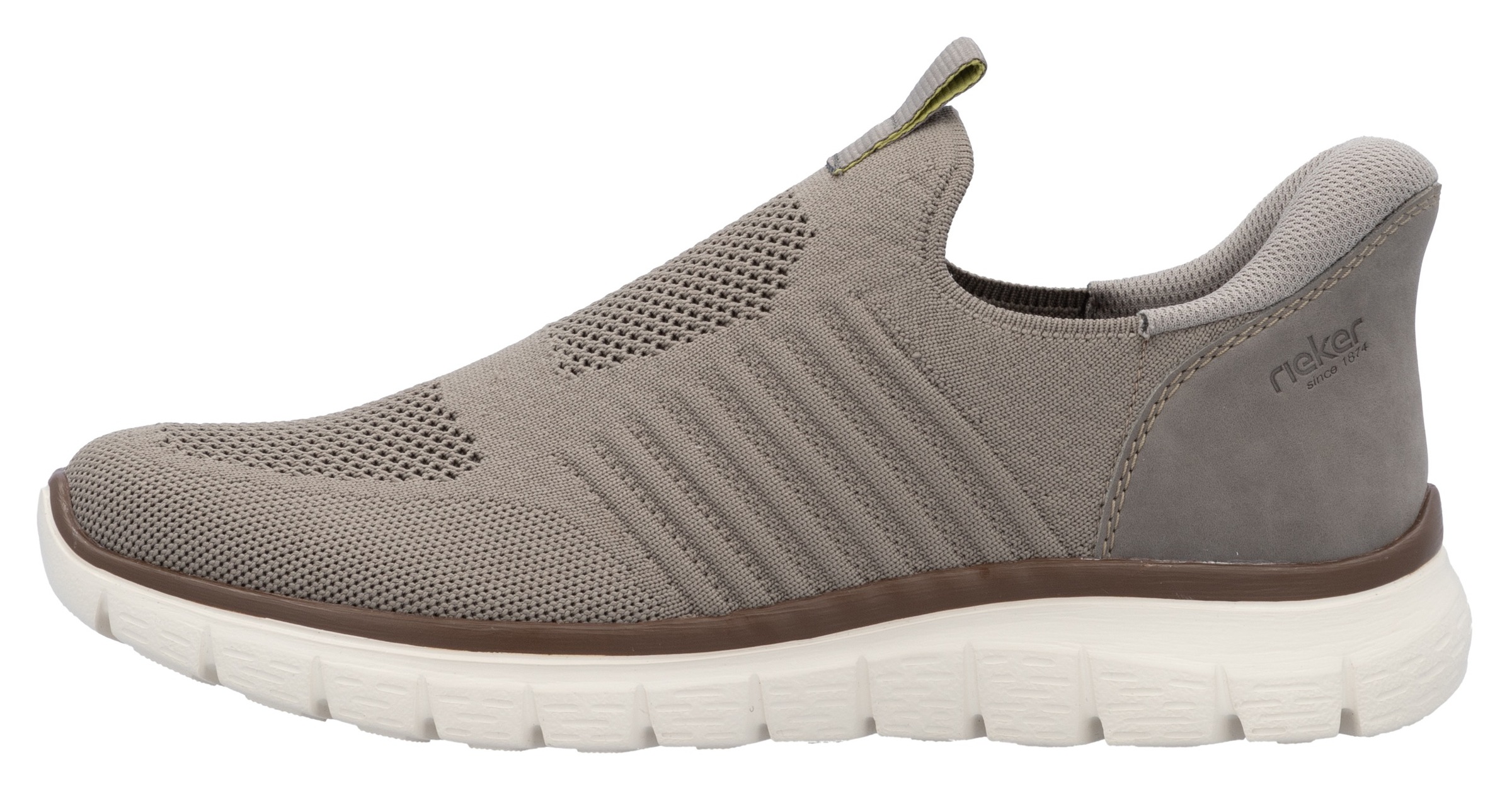 Rieker Slip-On Sneaker, Schlupfschuh, Freizeitslipper, Halbschuh mit gepolsterter Ferse