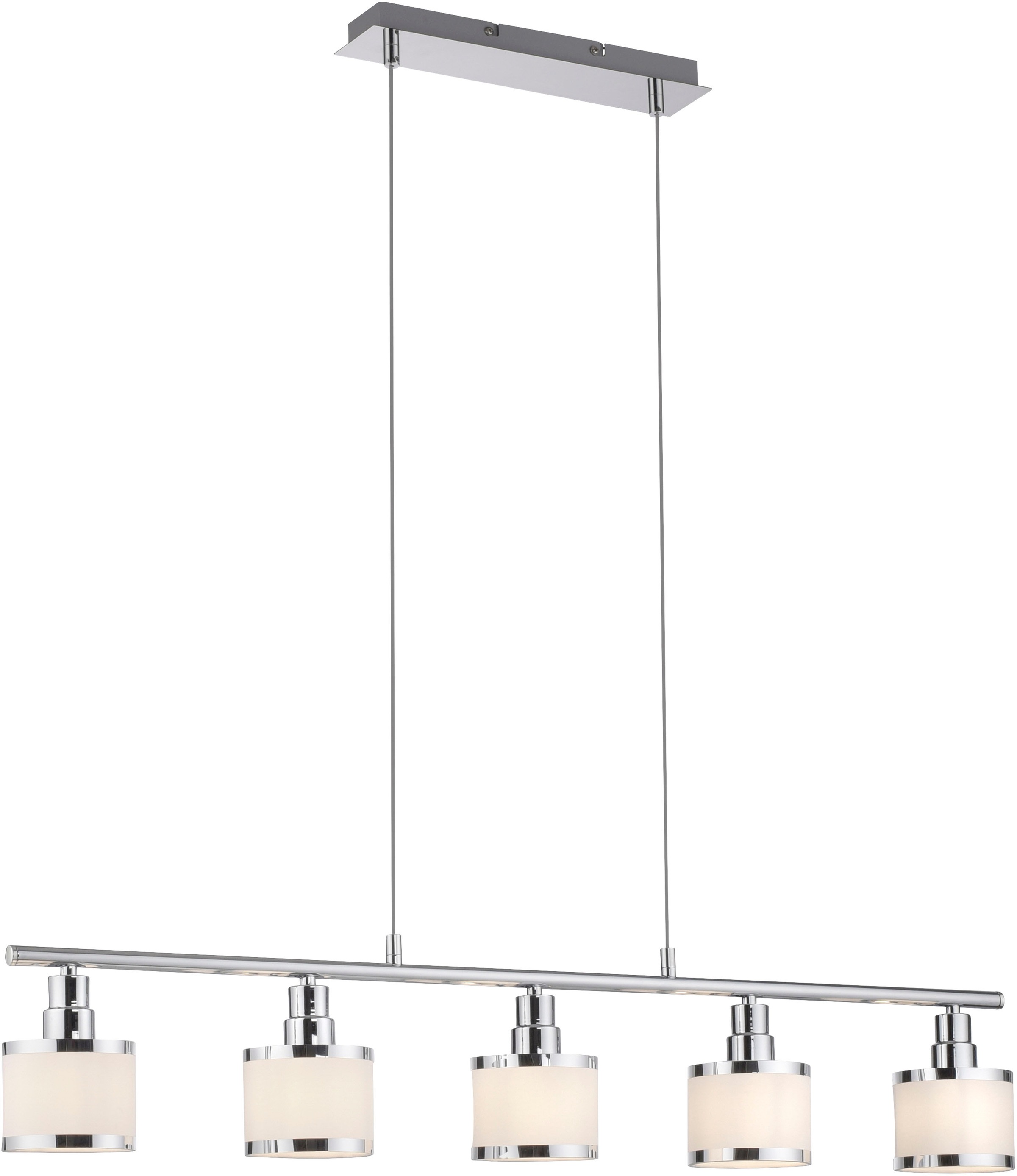 JUST LIGHT Pendelleuchte »ACCOR«, 5 flammig, Leuchtmittel E14 | ohne Leuchtmittel