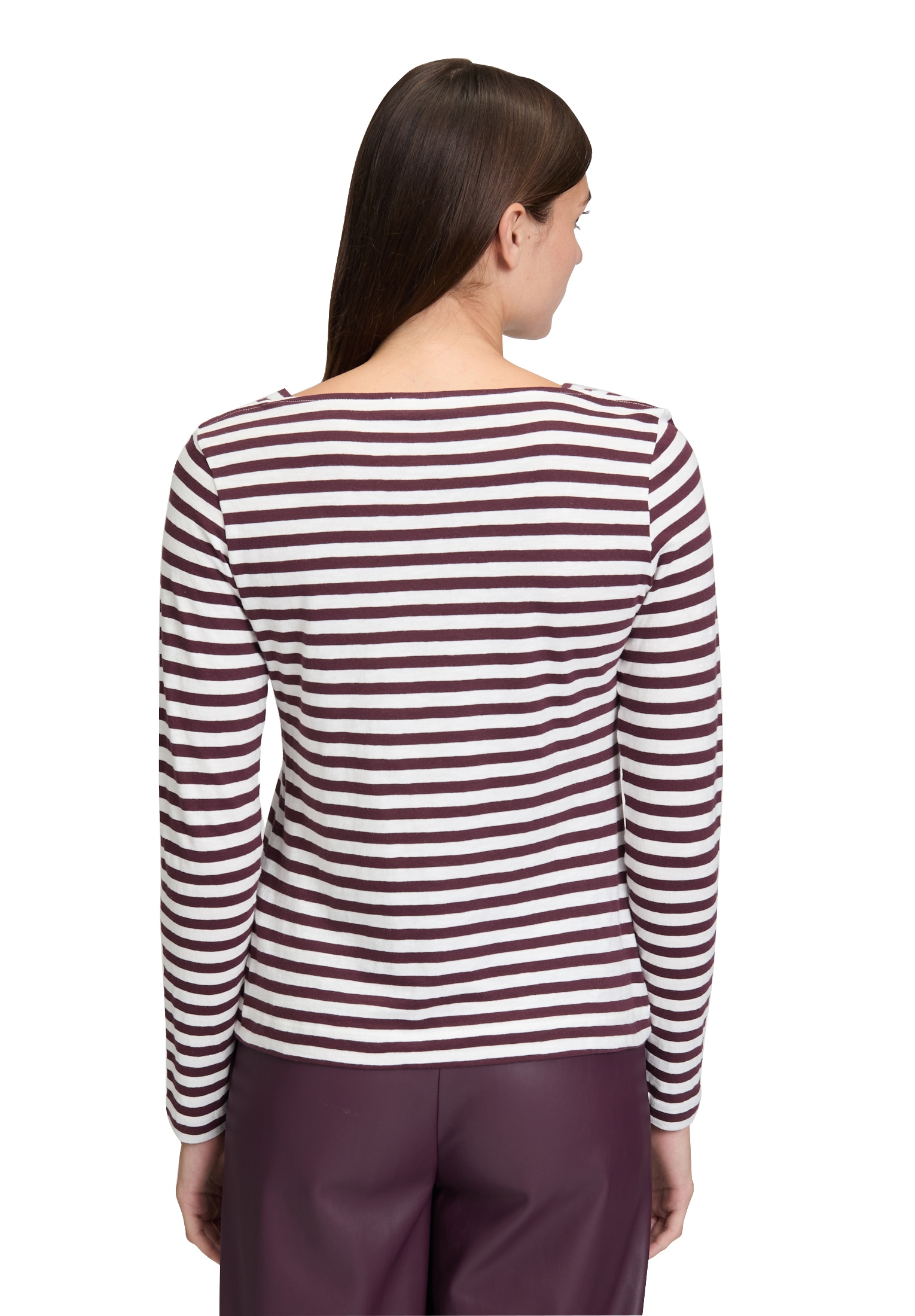 Betty&Co Kurzarmshirt »Betty & Co Damen Ringelshirt mit U-Boot-Ausschnitt«, (1 tlg.)