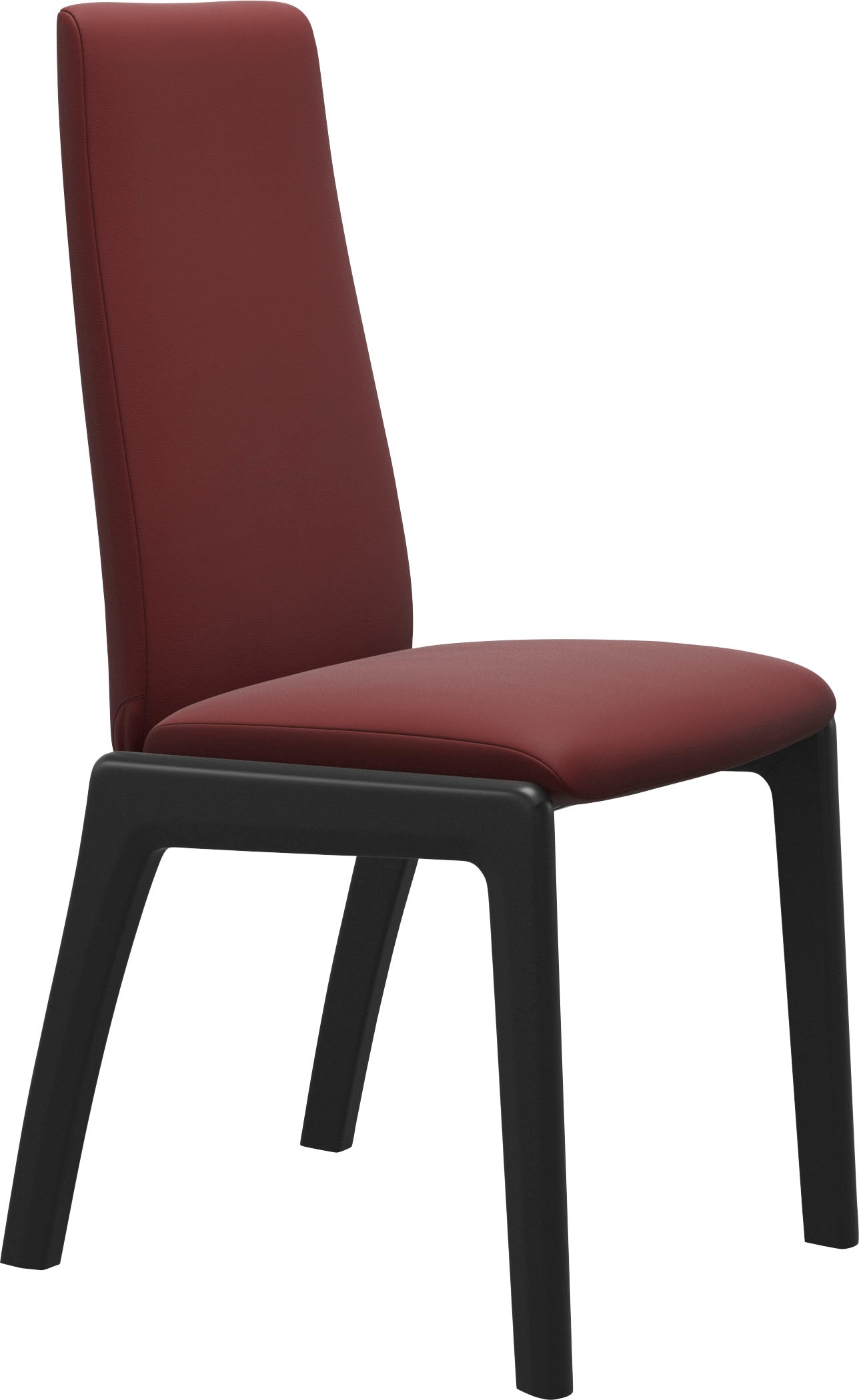 Stressless Polsterstuhl "Laurel" () High Back, Größe M, mit abgerundeten Beinen in Schwarz