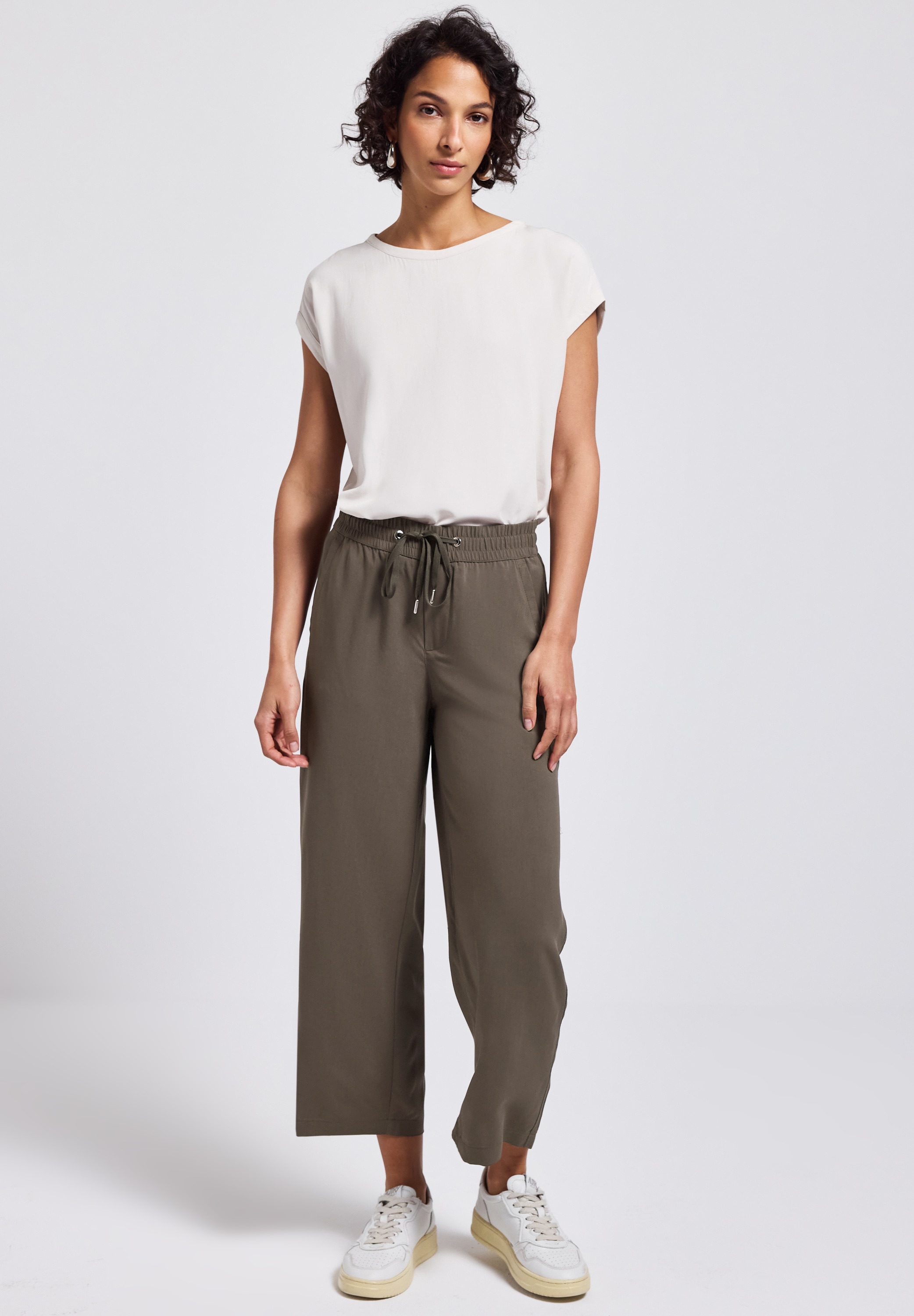 STREET ONE Stoffhose, High Waist